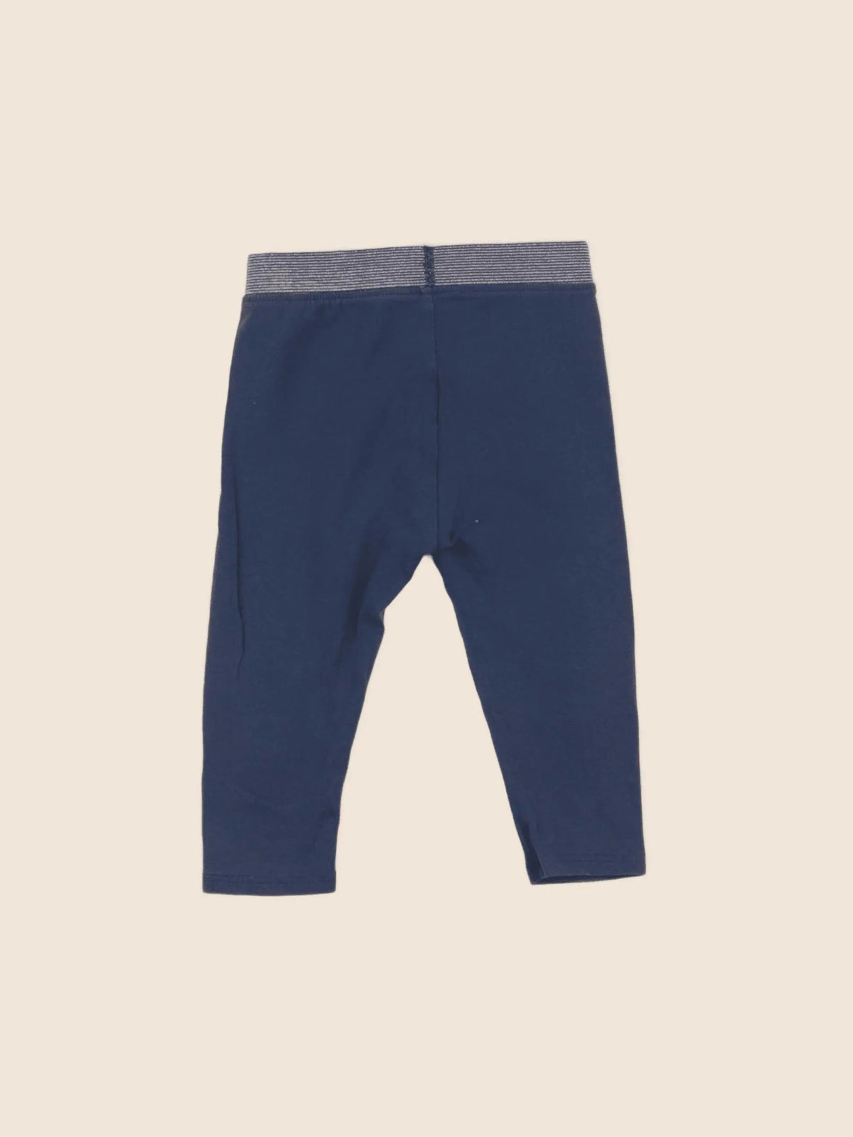 Vertbaudet - legging bleu - 12 mois