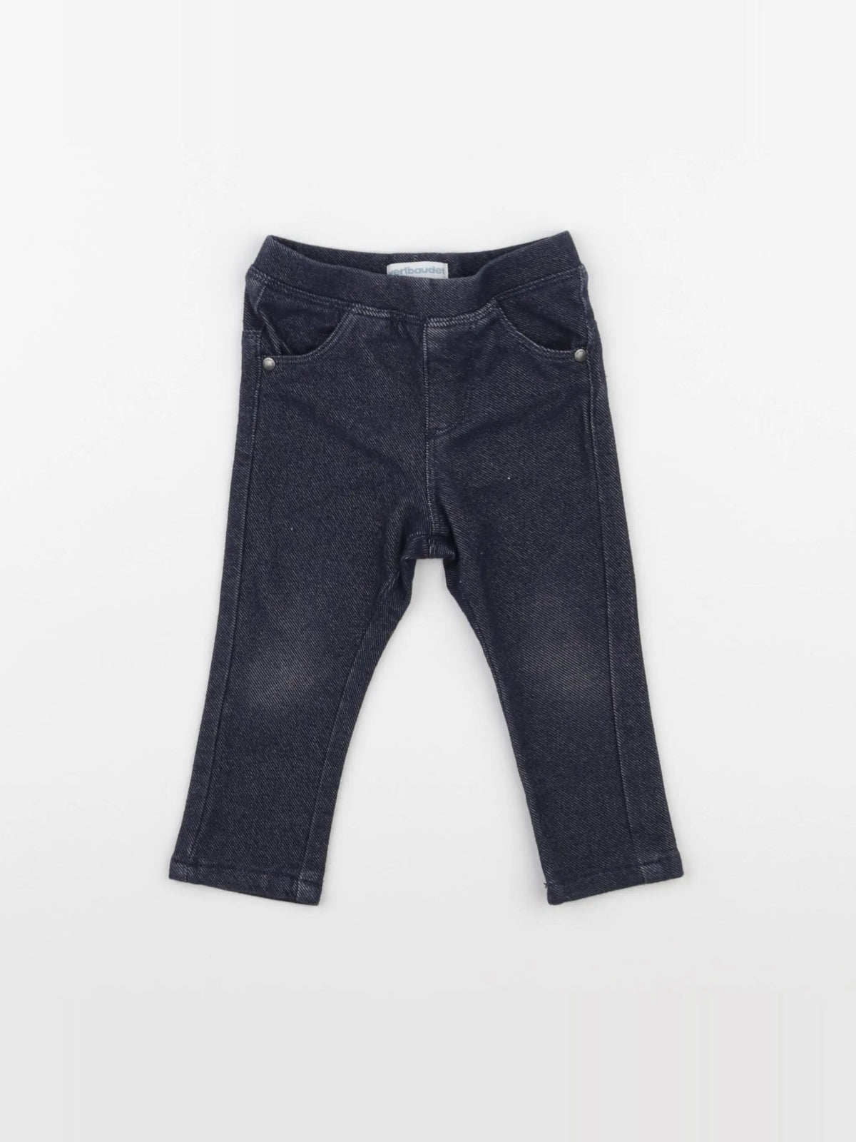 Vertbaudet - jegging bleu - 9 mois