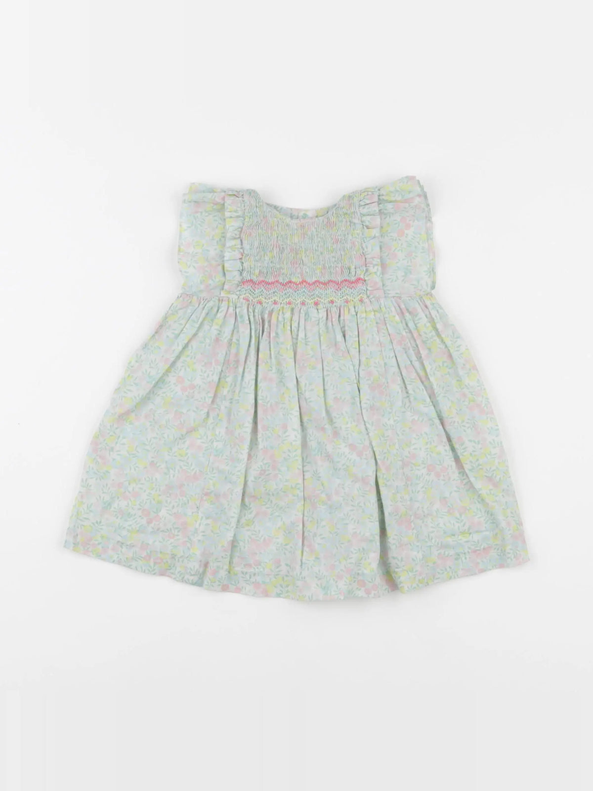 Jacadi - robe liberty multicolore - 6 mois