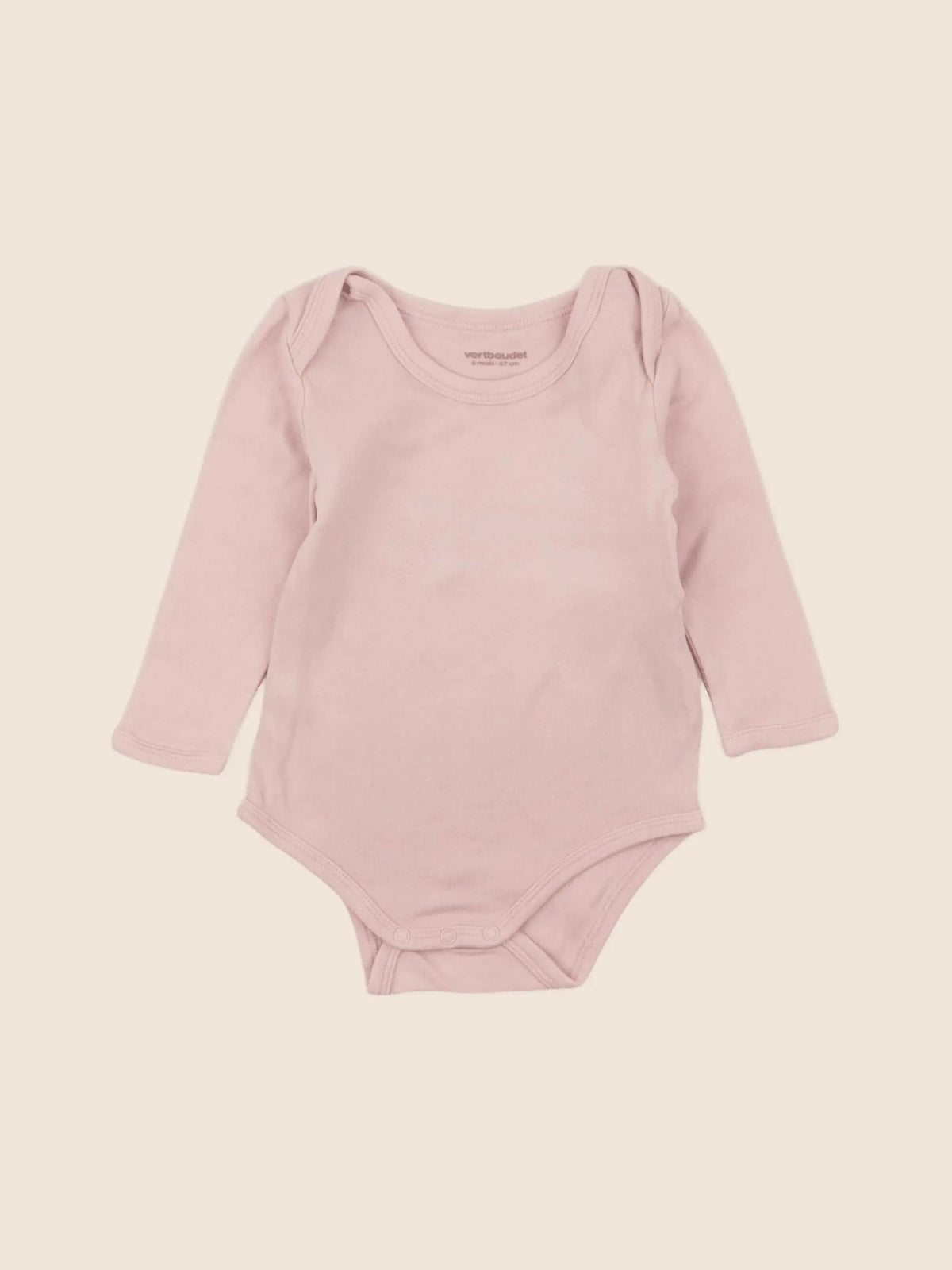 Vertbaudet - body rose - 6 mois