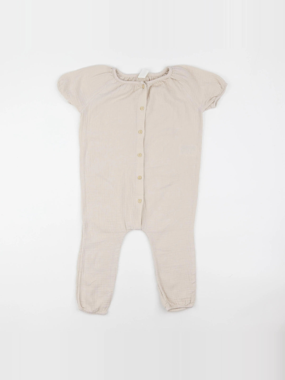 H&M - combinaison beige - 18/24 mois