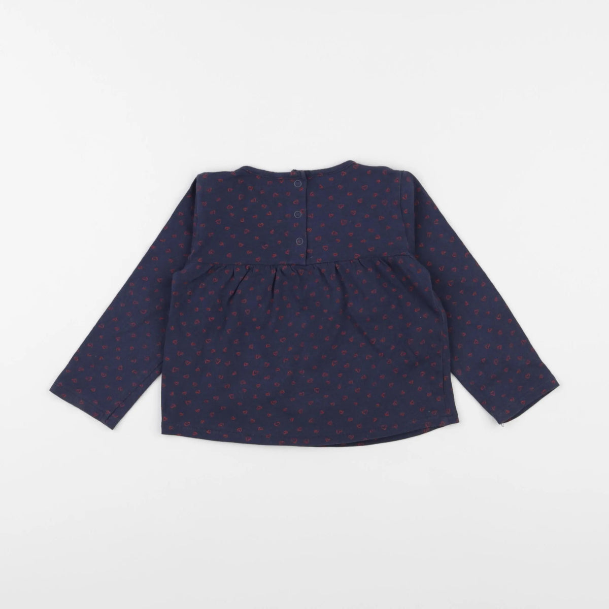 Vertbaudet - tee-shirt bleu, rouge - 18 mois