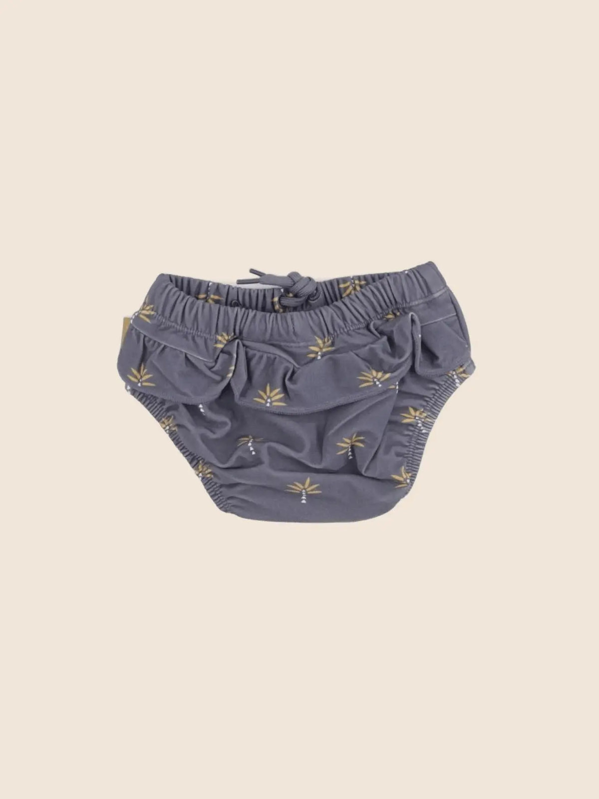 Maillot de bain couche fille PALMIER gris