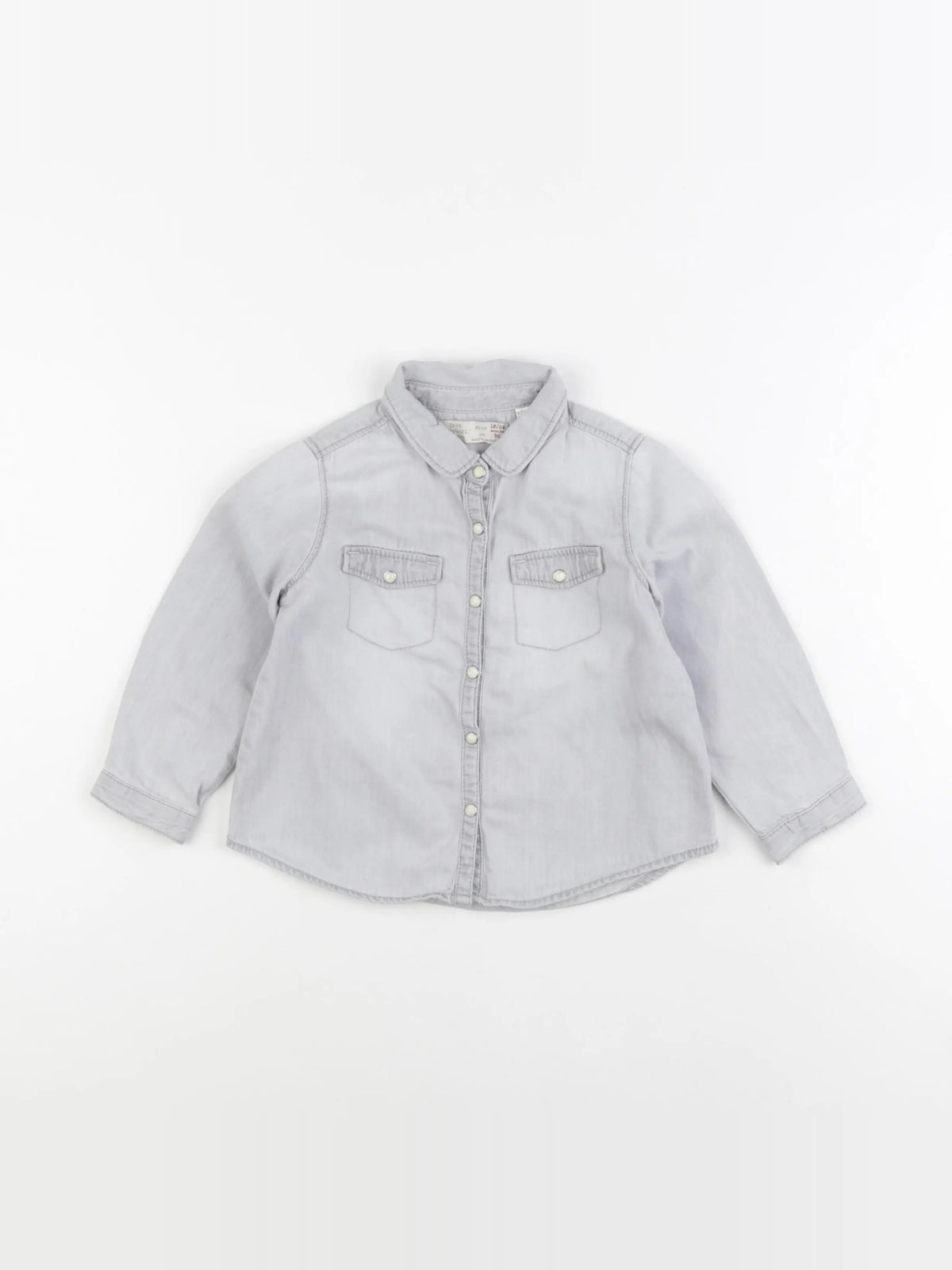 Zara - blouse bleu - 18/24 mois