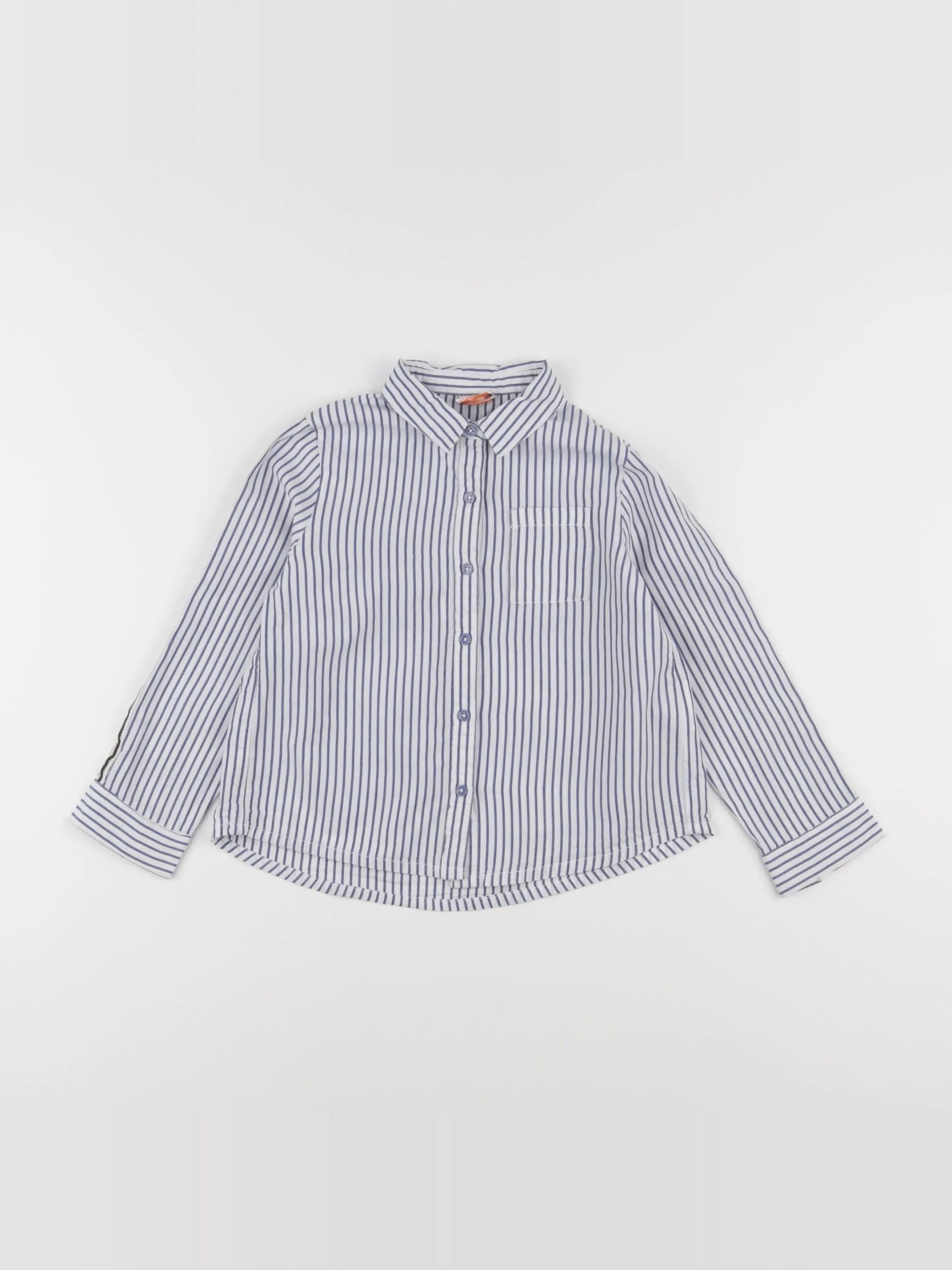 Tape à l'oeil - chemise blanc, bleu - 5 ans
