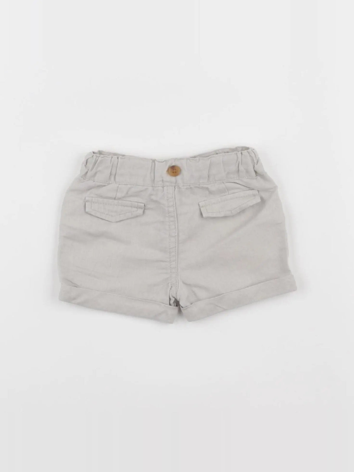 Vertbaudet - short beige - 3 mois