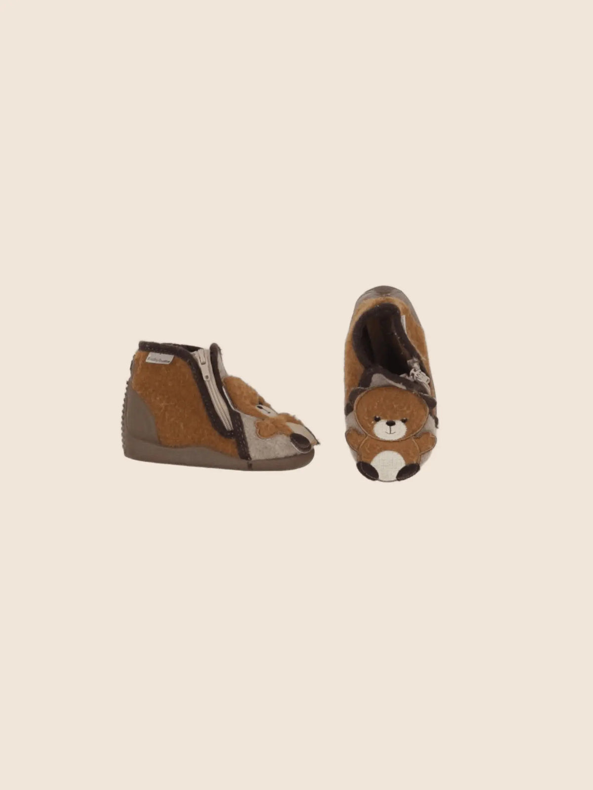 Babybotte - chaussons marron - pointure 18