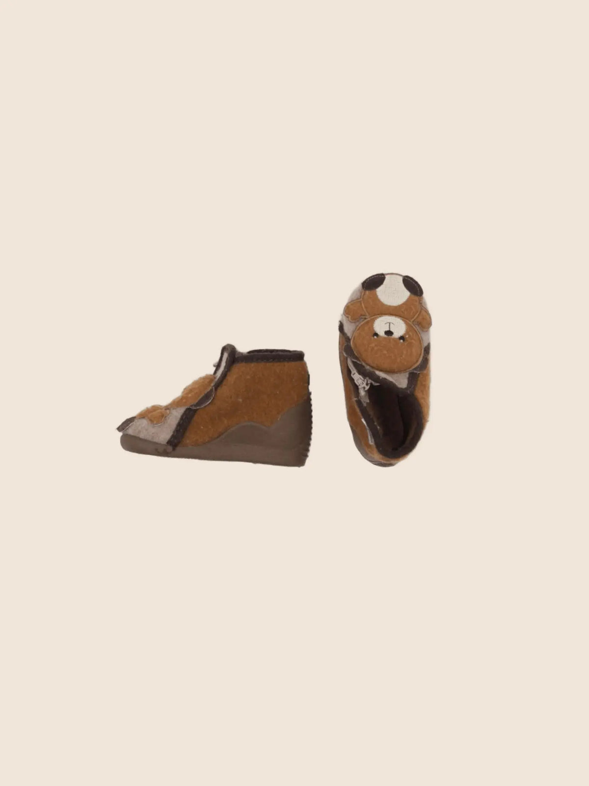 Babybotte - chaussons marron - pointure 18