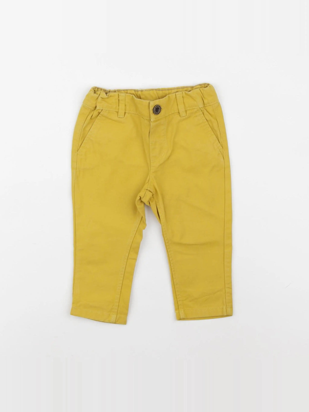 H&M - pantalon jaune - 3/6 mois