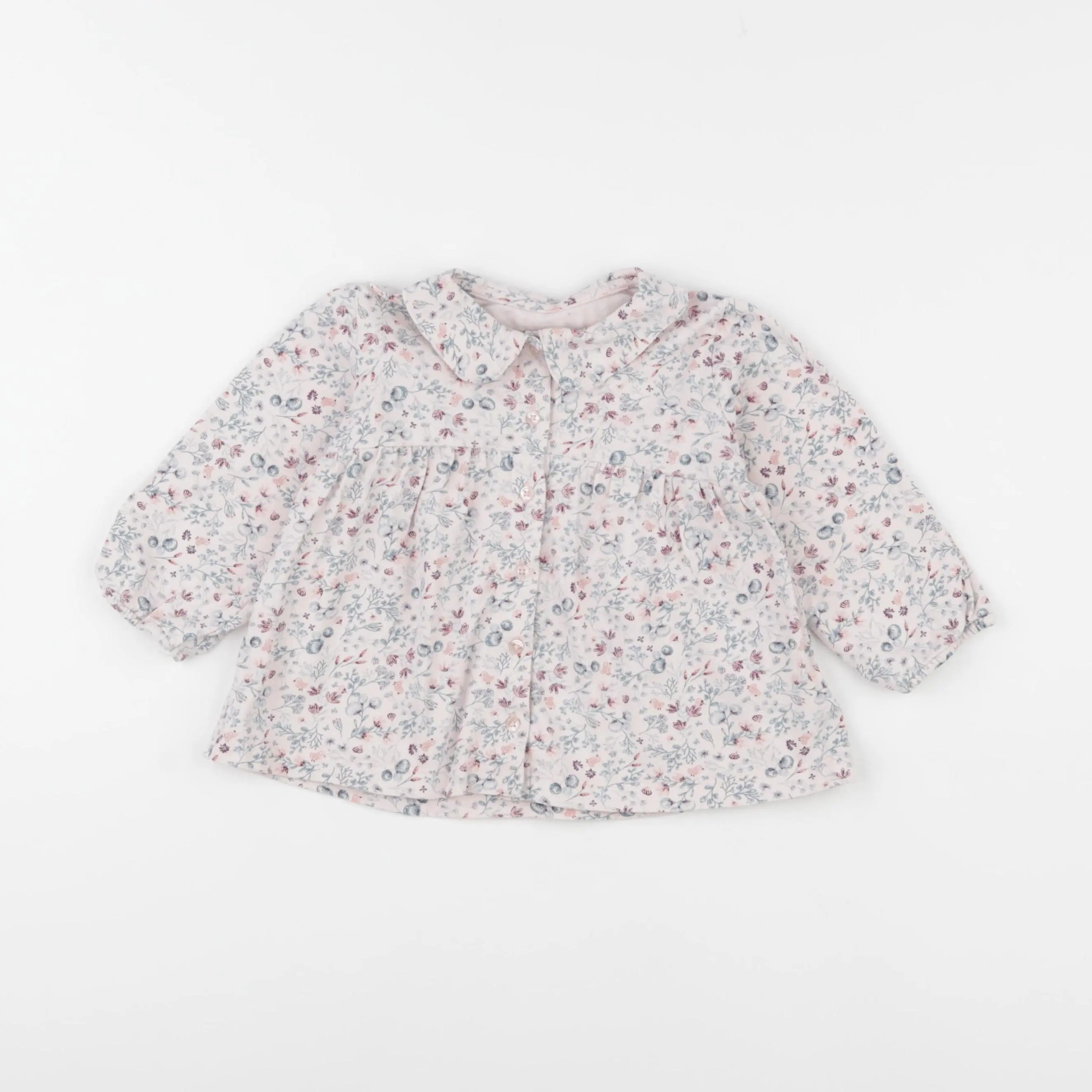 Vertbaudet - blouse rose - 18 mois