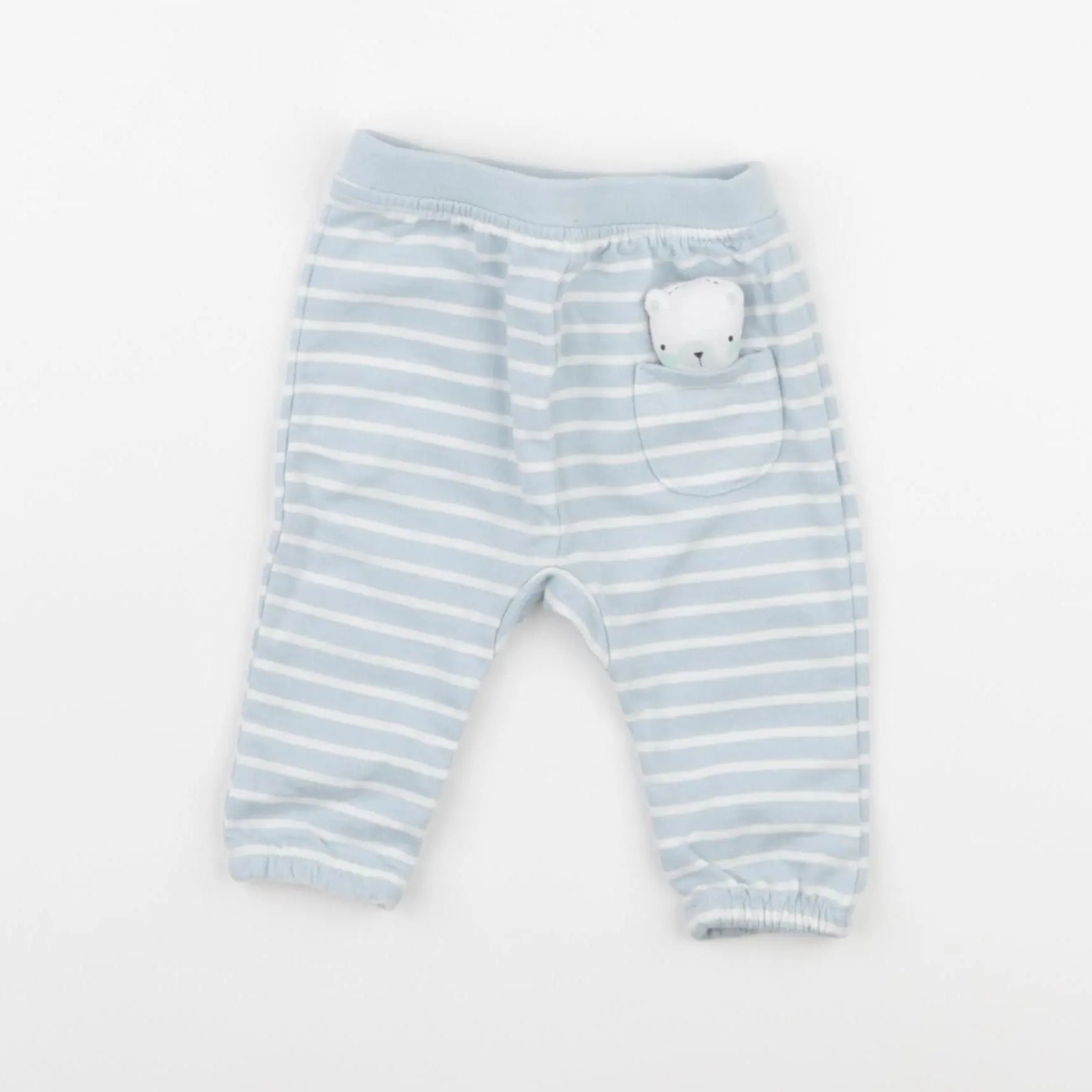 Vertbaudet - pantalon bleu - 3 mois
