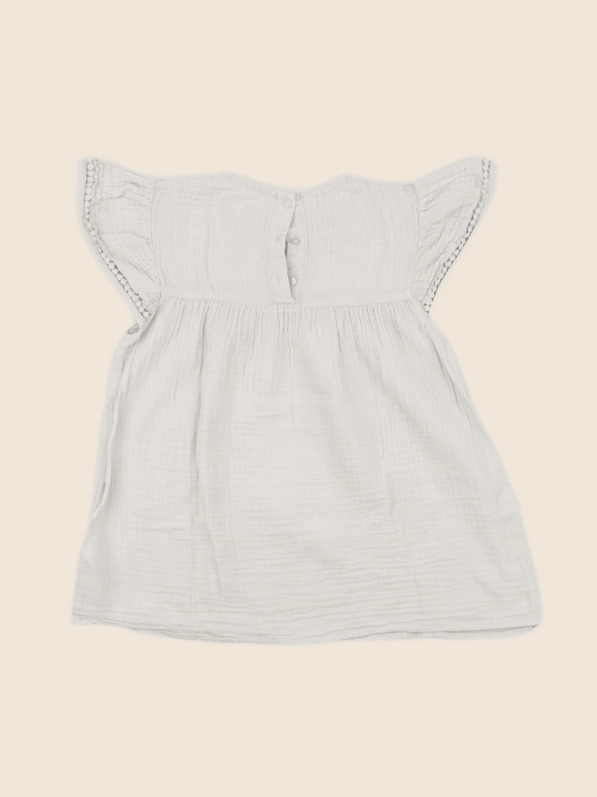 Vertbaudet - blouse beige - 10 ans
