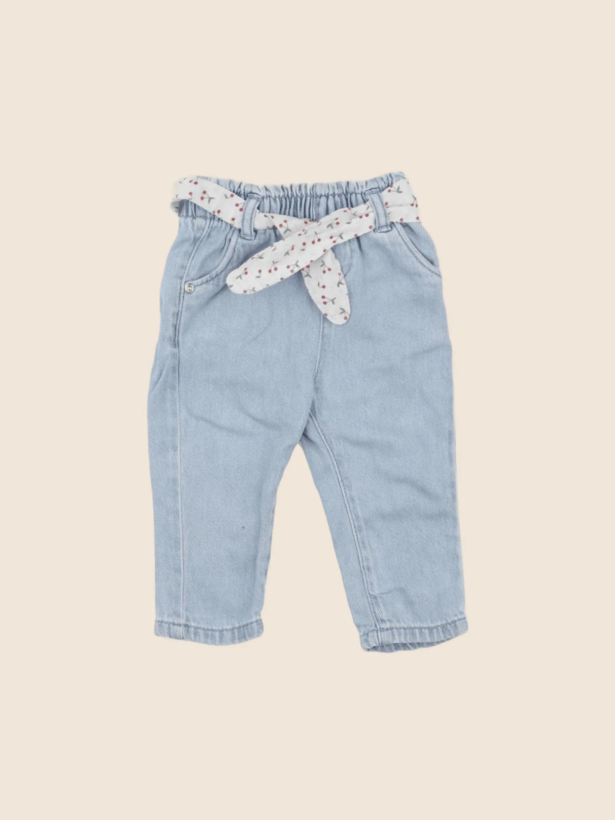 Vertbaudet - jean bleu - 6 mois