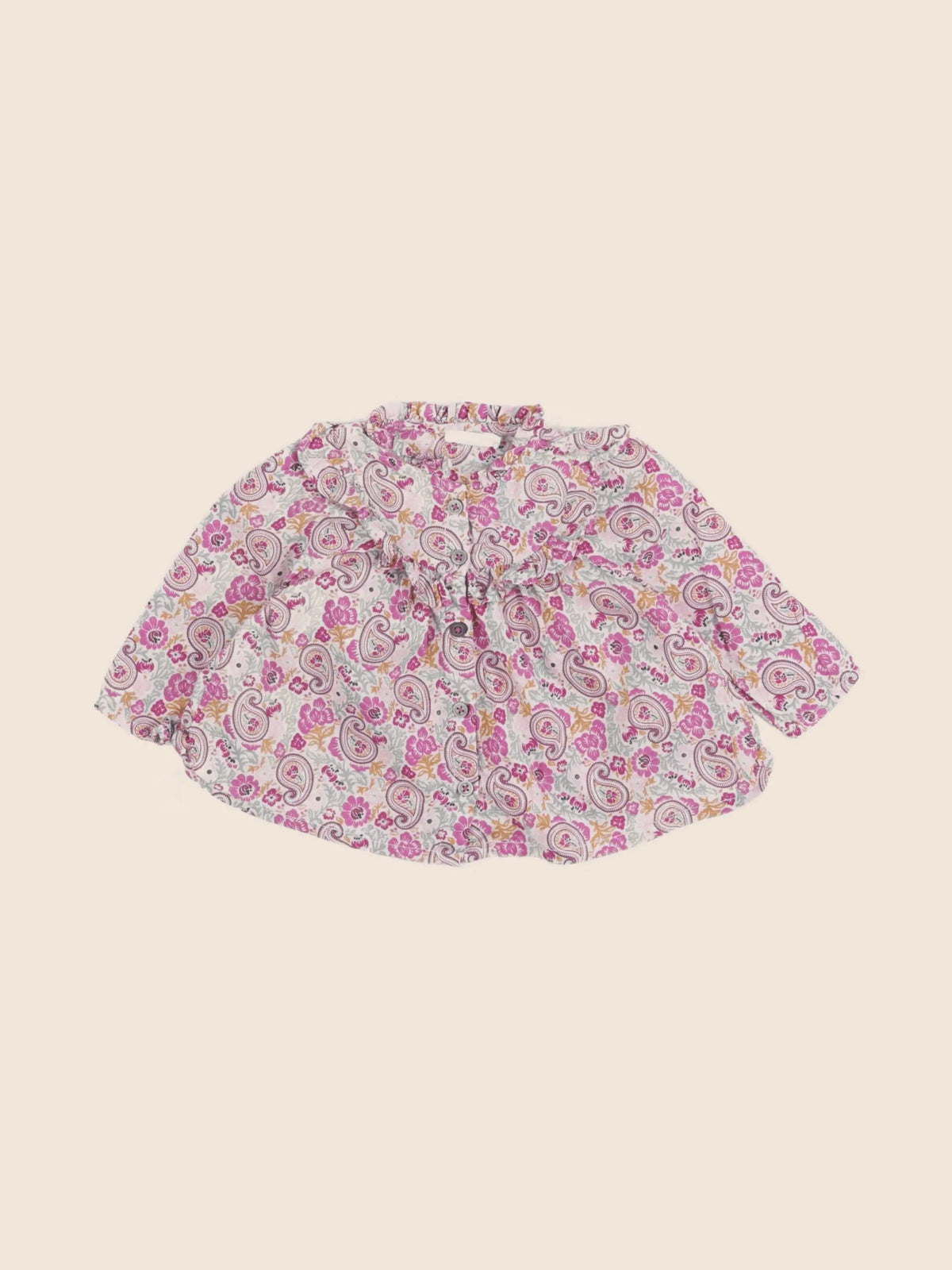 Boutchou - blouse multicolore - 6 mois