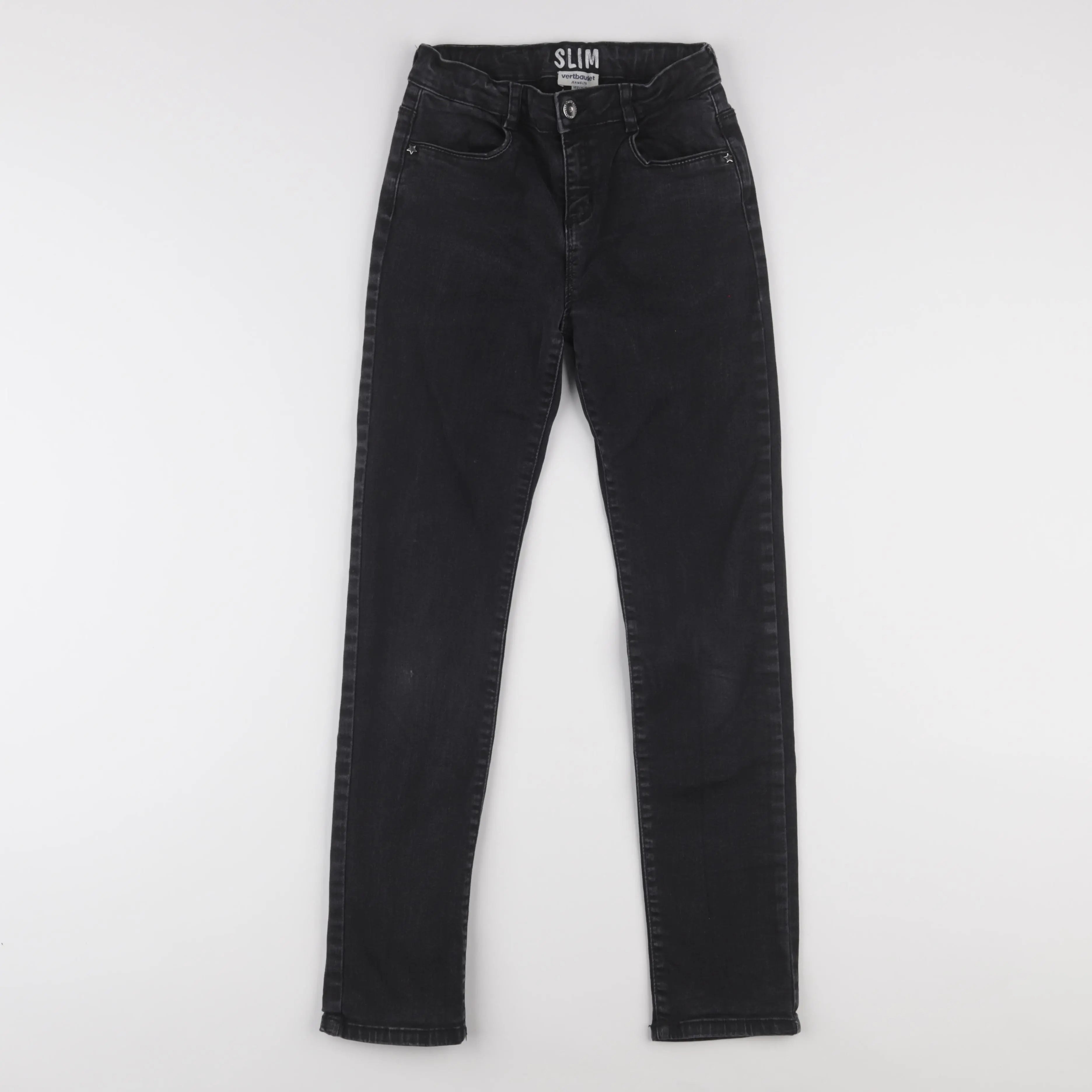 Vertbaudet - jean noir - 12 ans