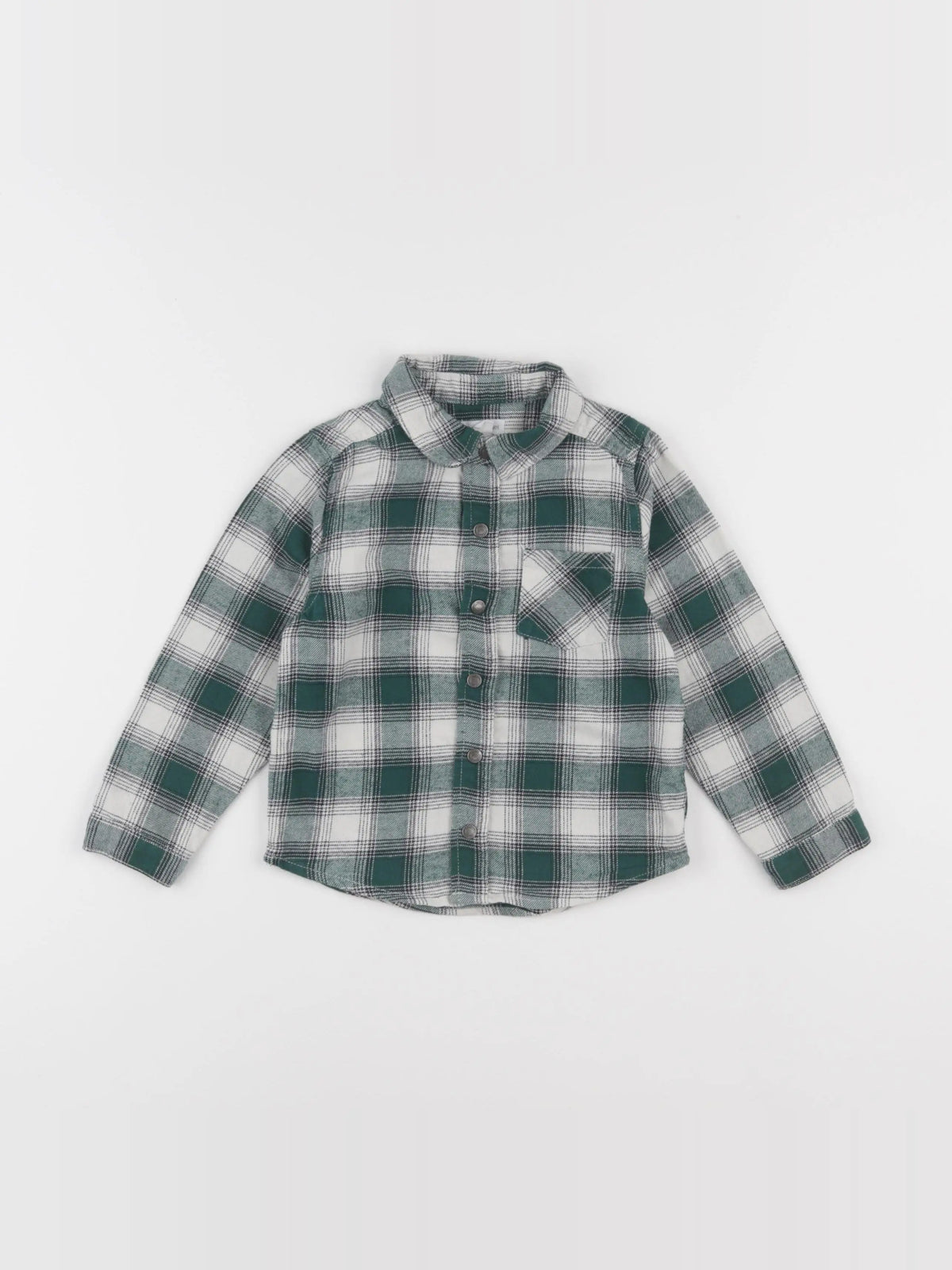 Vertbaudet - chemise vert - 36 mois