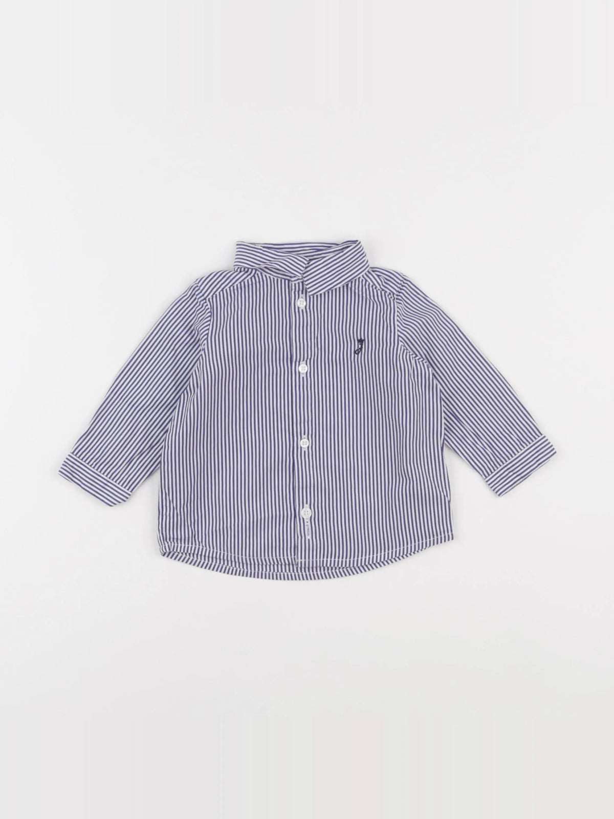 Jacadi - chemise bleu - 6 mois
