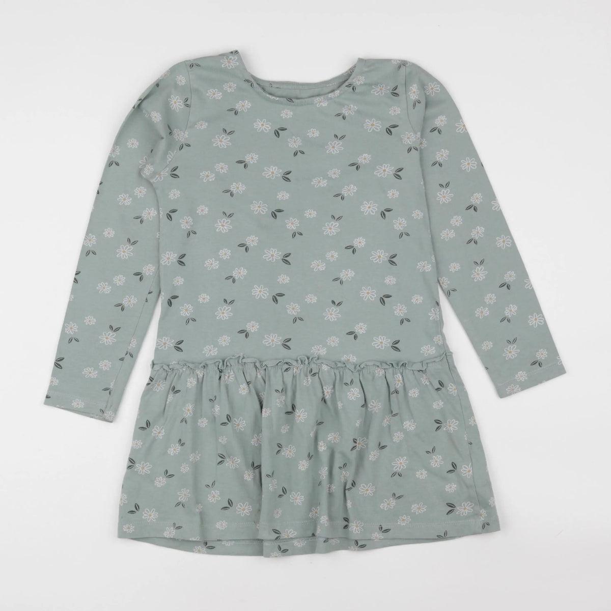 Vertbaudet - robe vert - 8 ans