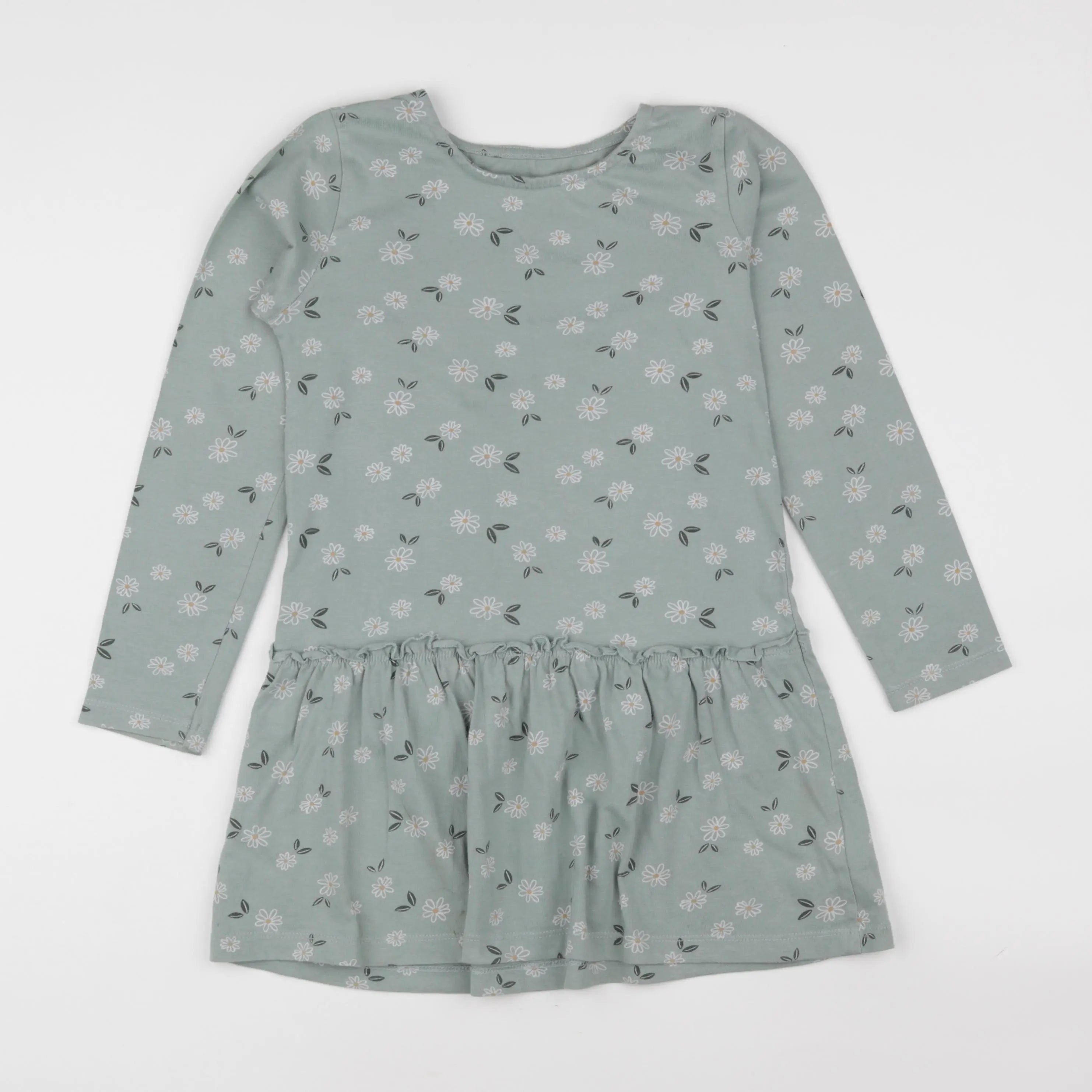 Vertbaudet - robe vert - 8 ans