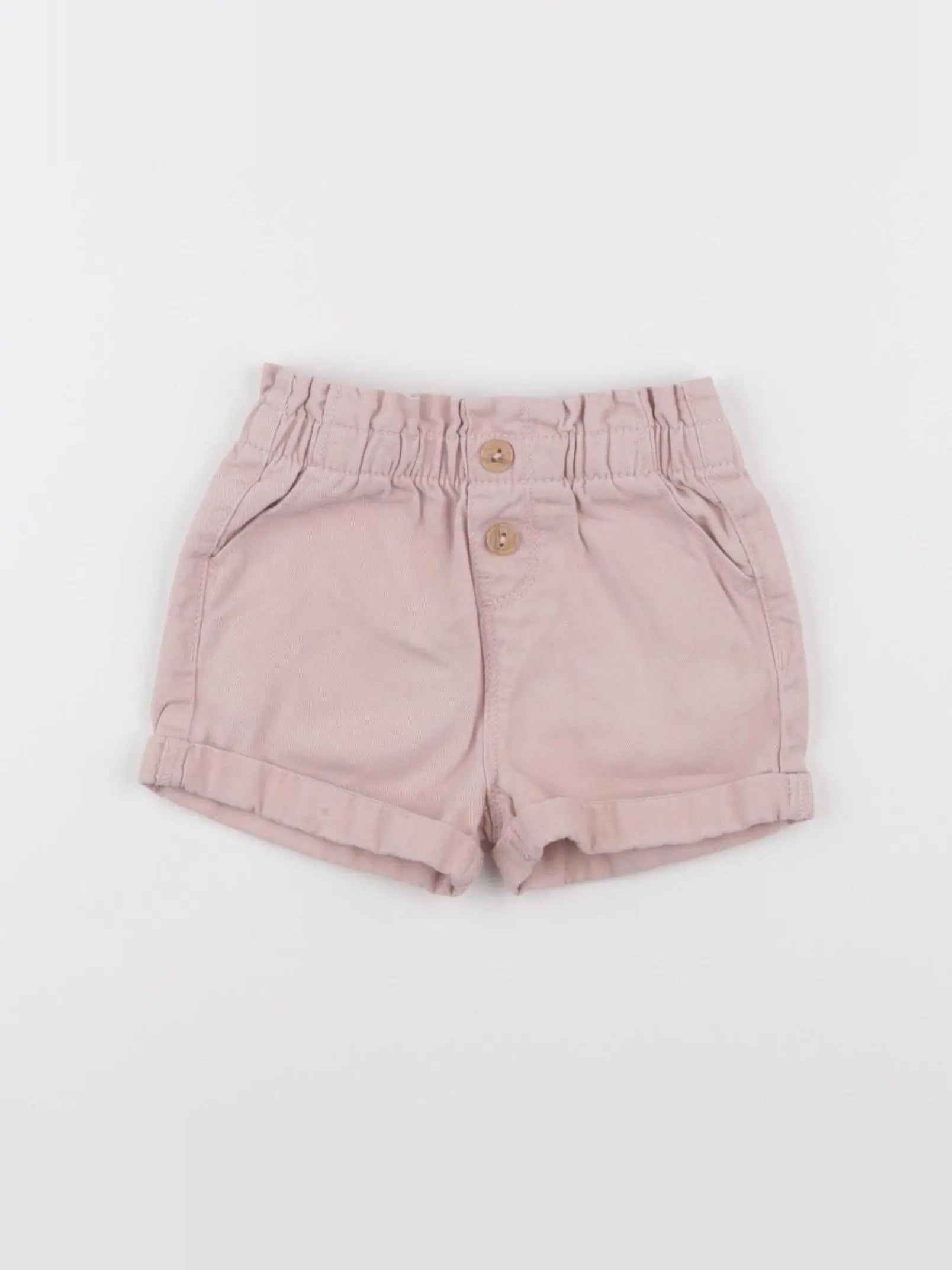 Vertbaudet - short rose - 12 mois