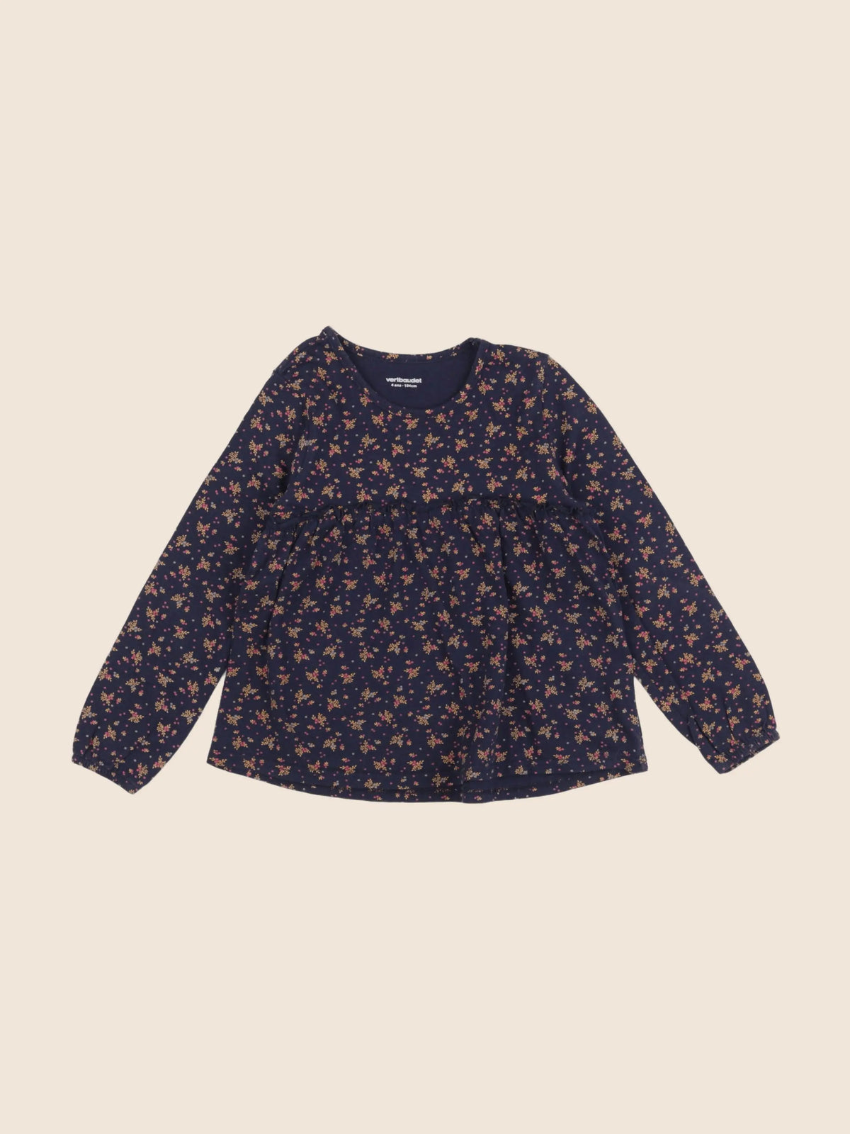 Vertbaudet - tee-shirt bleu - 4 ans