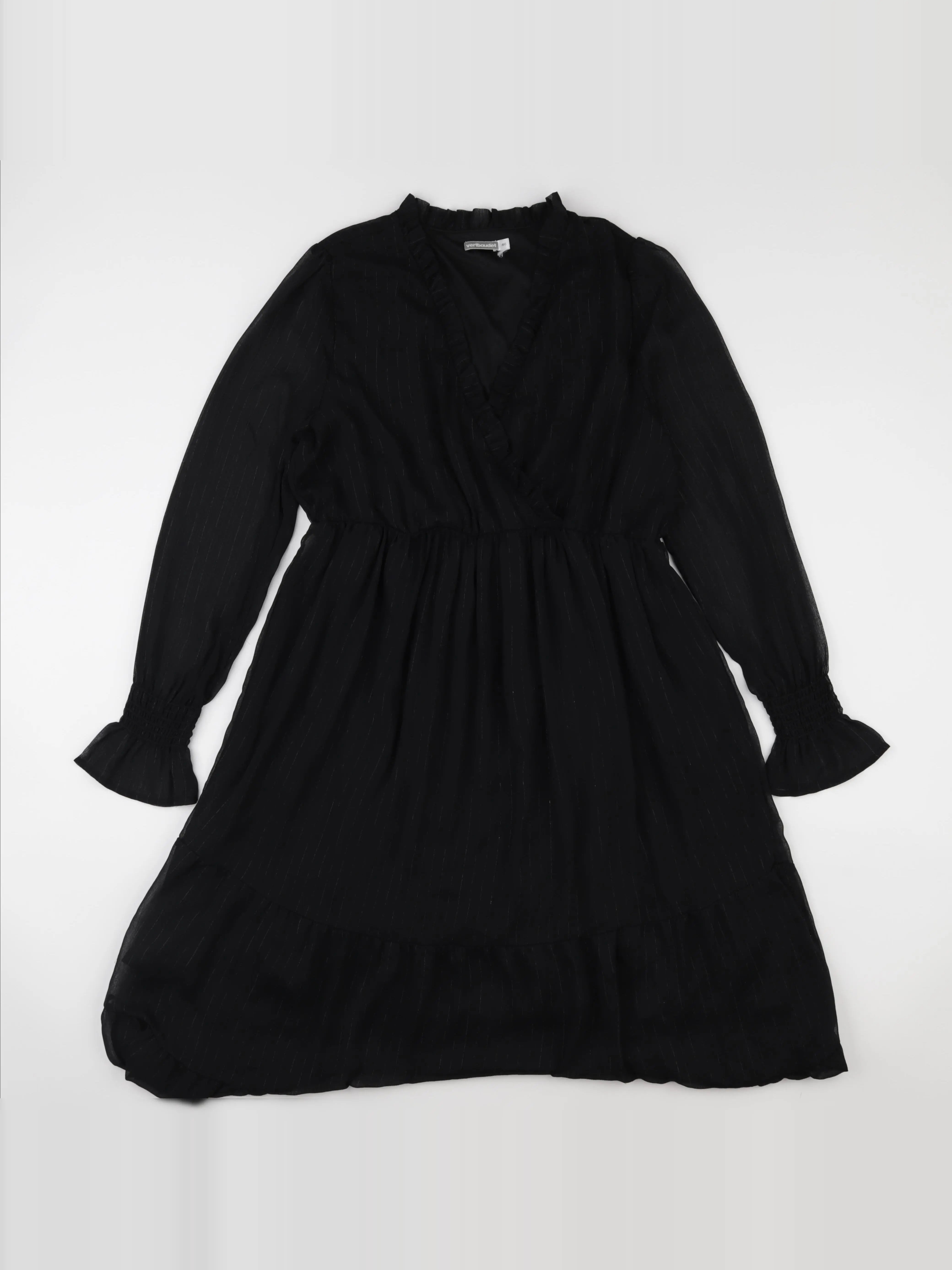 Vertbaudet - robe grossesse noir, argent - 46