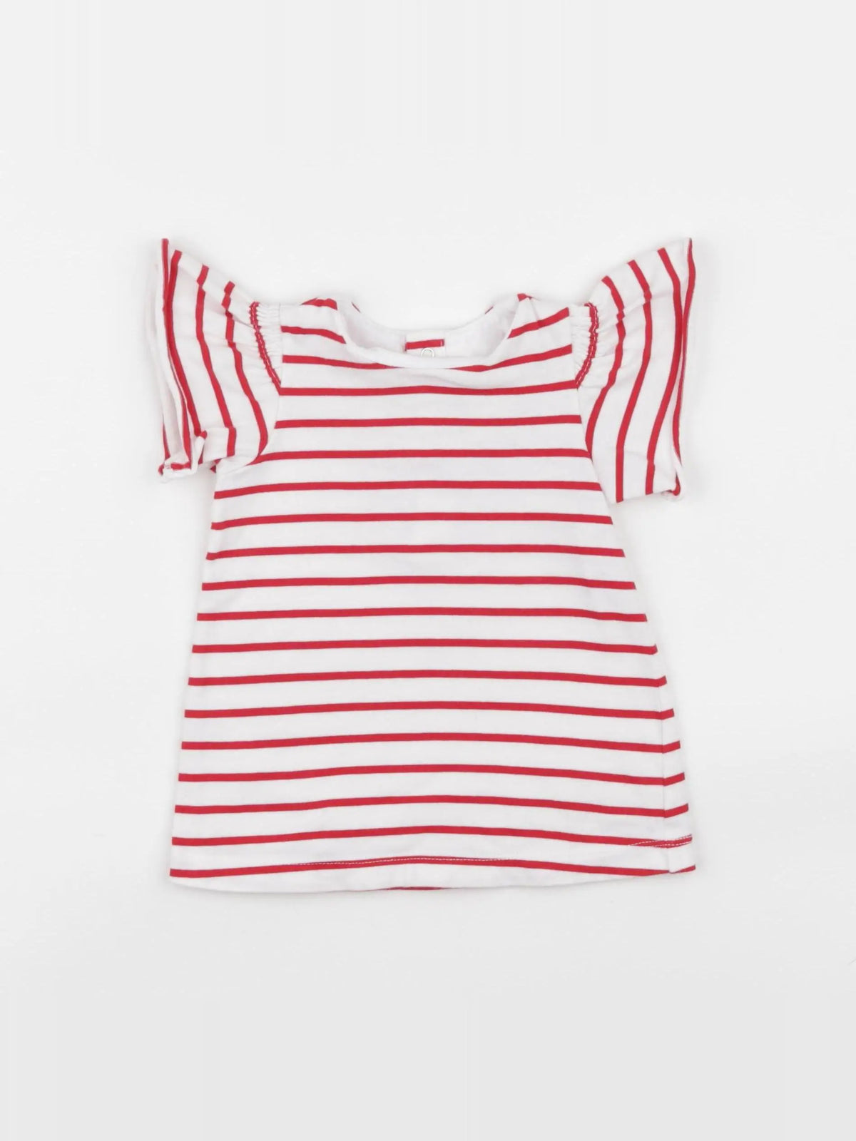 Jacadi - robe blanc, rouge - 6 mois