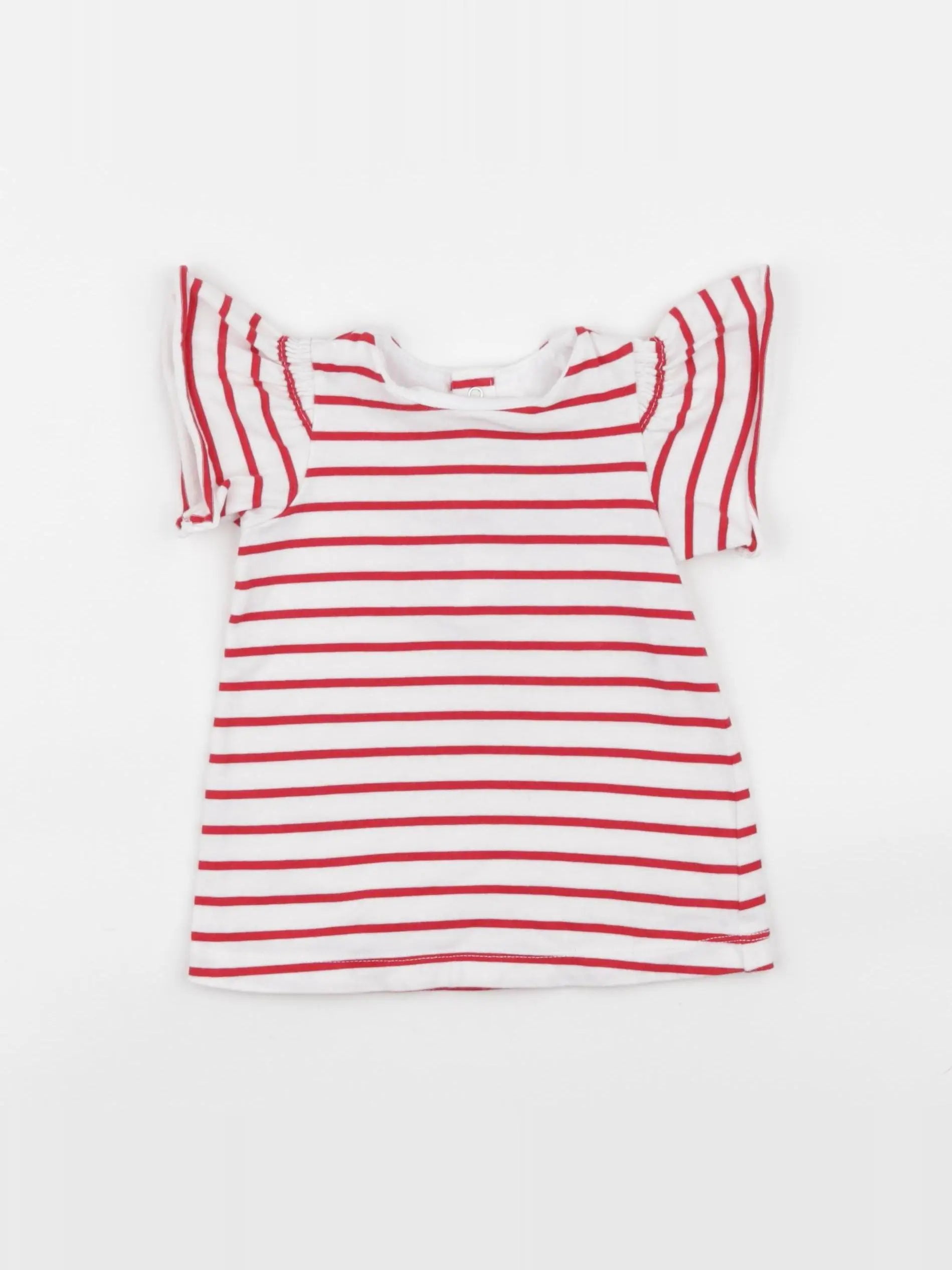 Jacadi - robe blanc, rouge - 6 mois