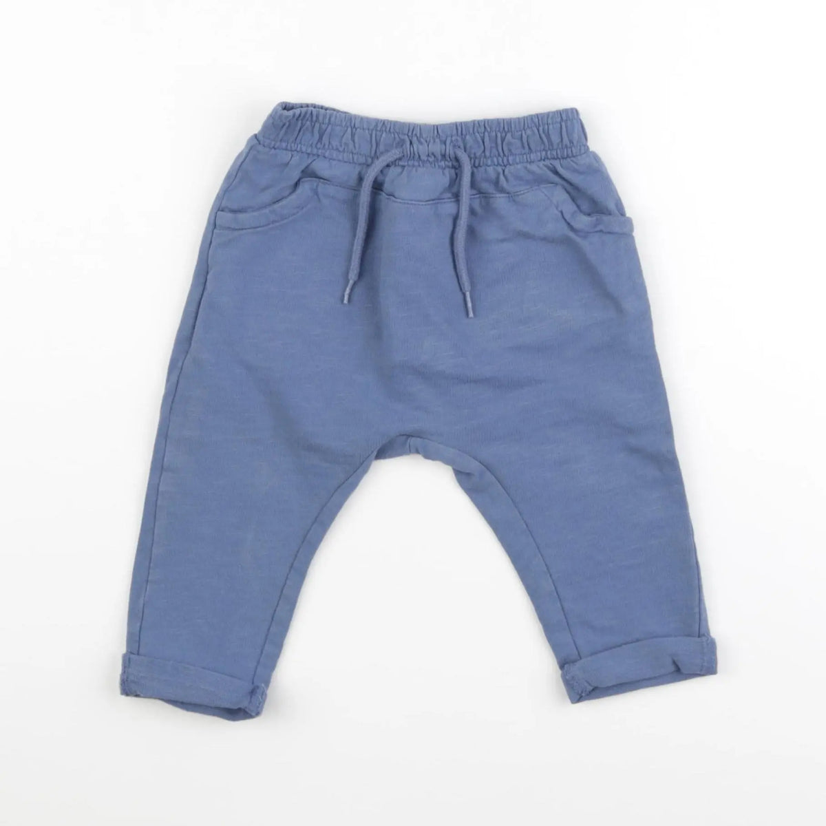 Vertbaudet - pantalon bleu - 9 mois