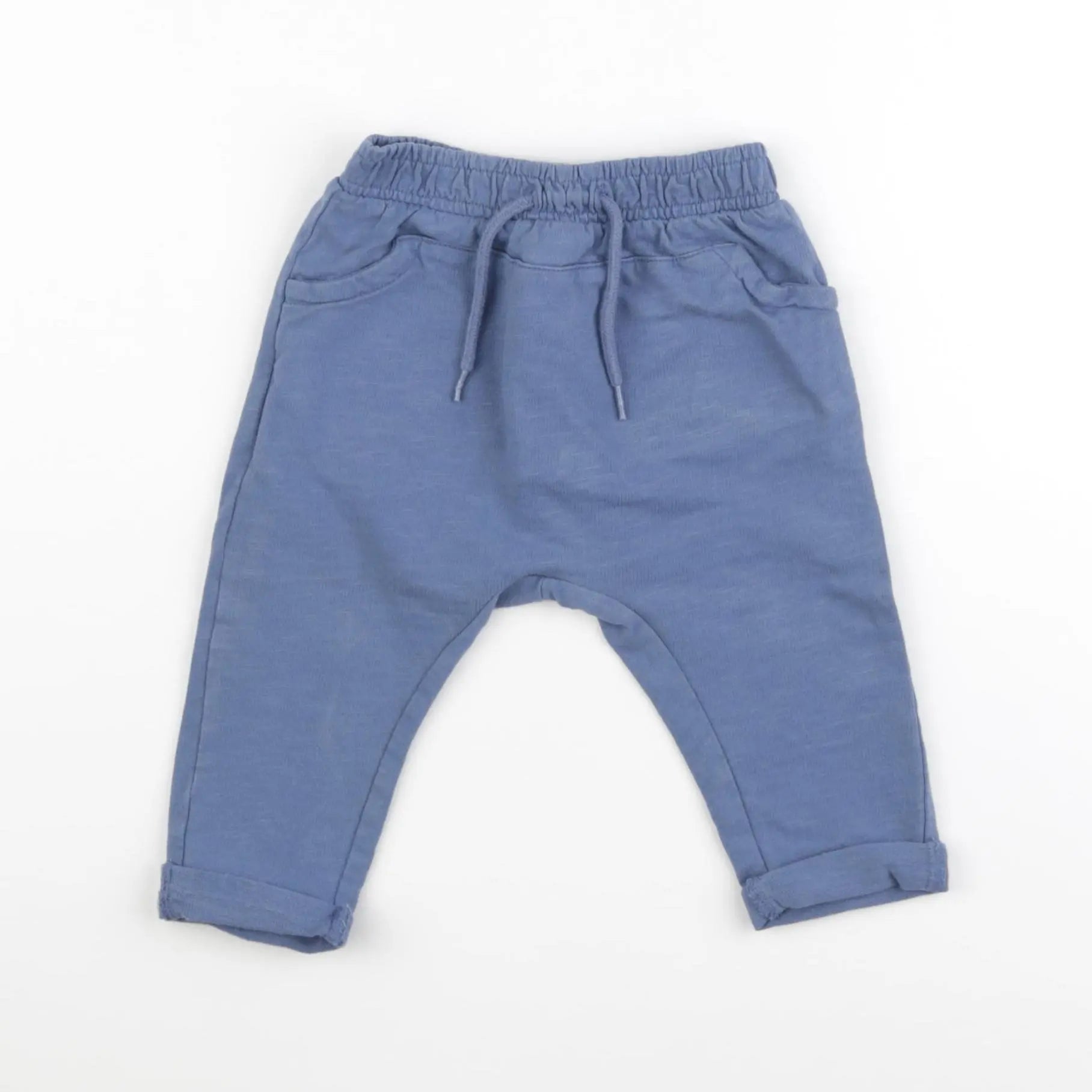 Vertbaudet - pantalon bleu - 9 mois