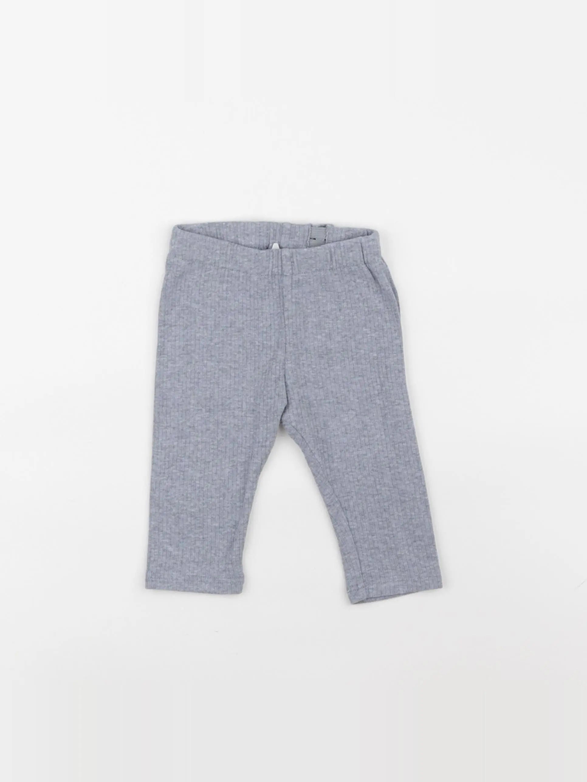 H&M - legging bleu - 3/6 mois
