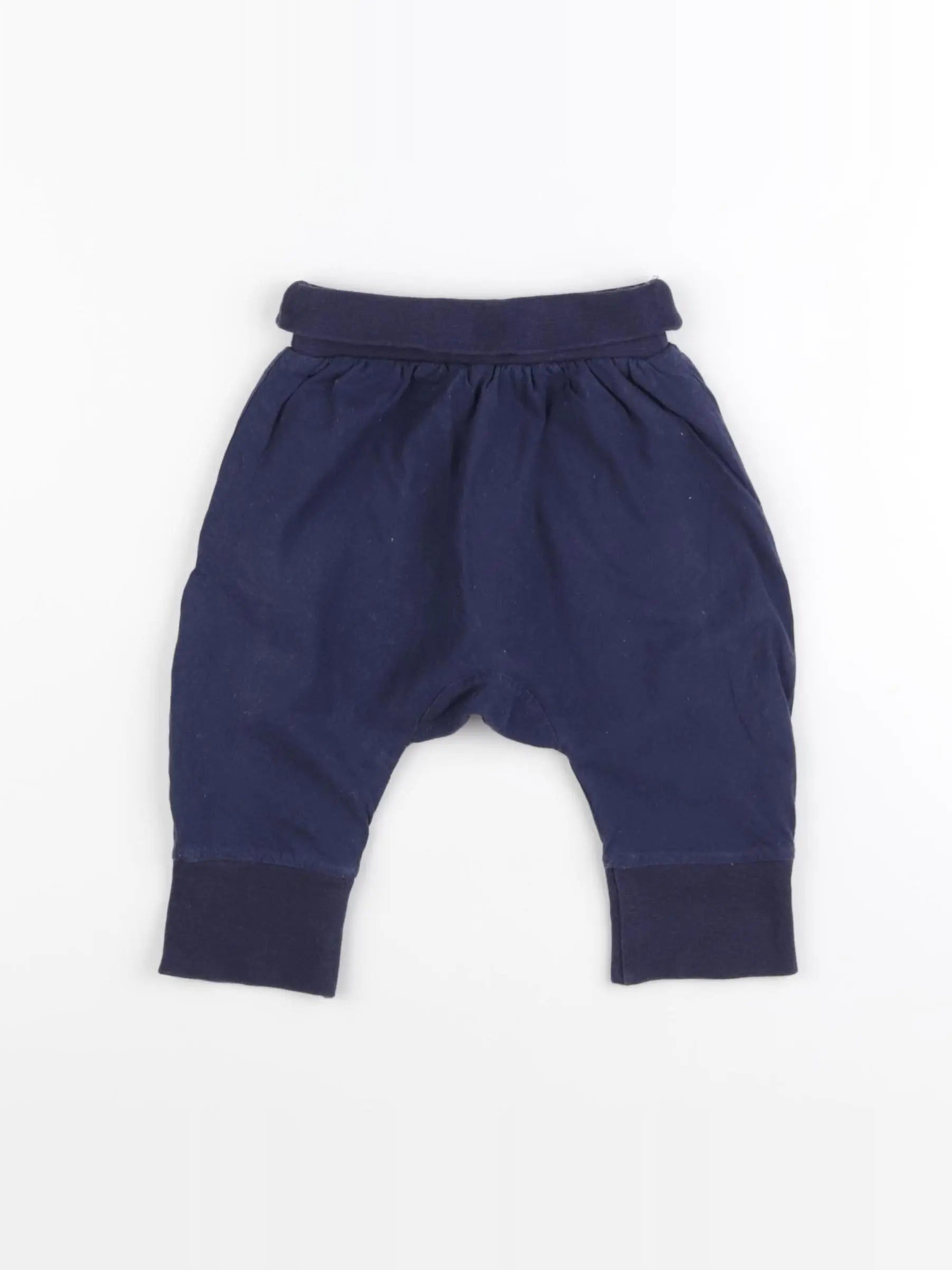 Boutchou - sarouel doublé bleu - 6 mois