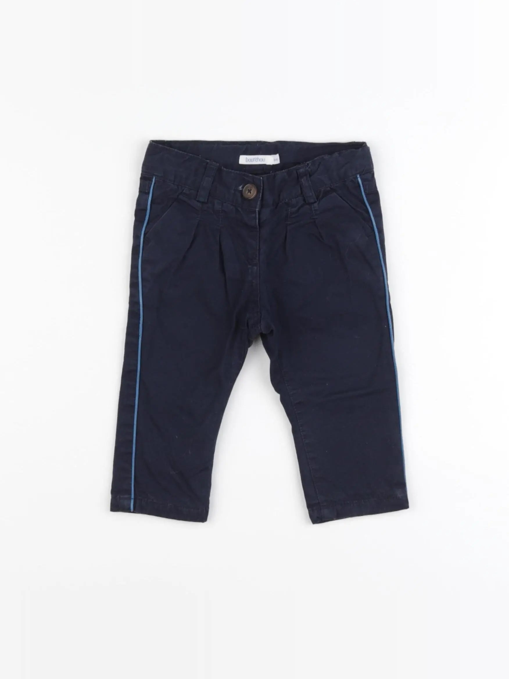 Boutchou - pantalon bleu - 6 mois