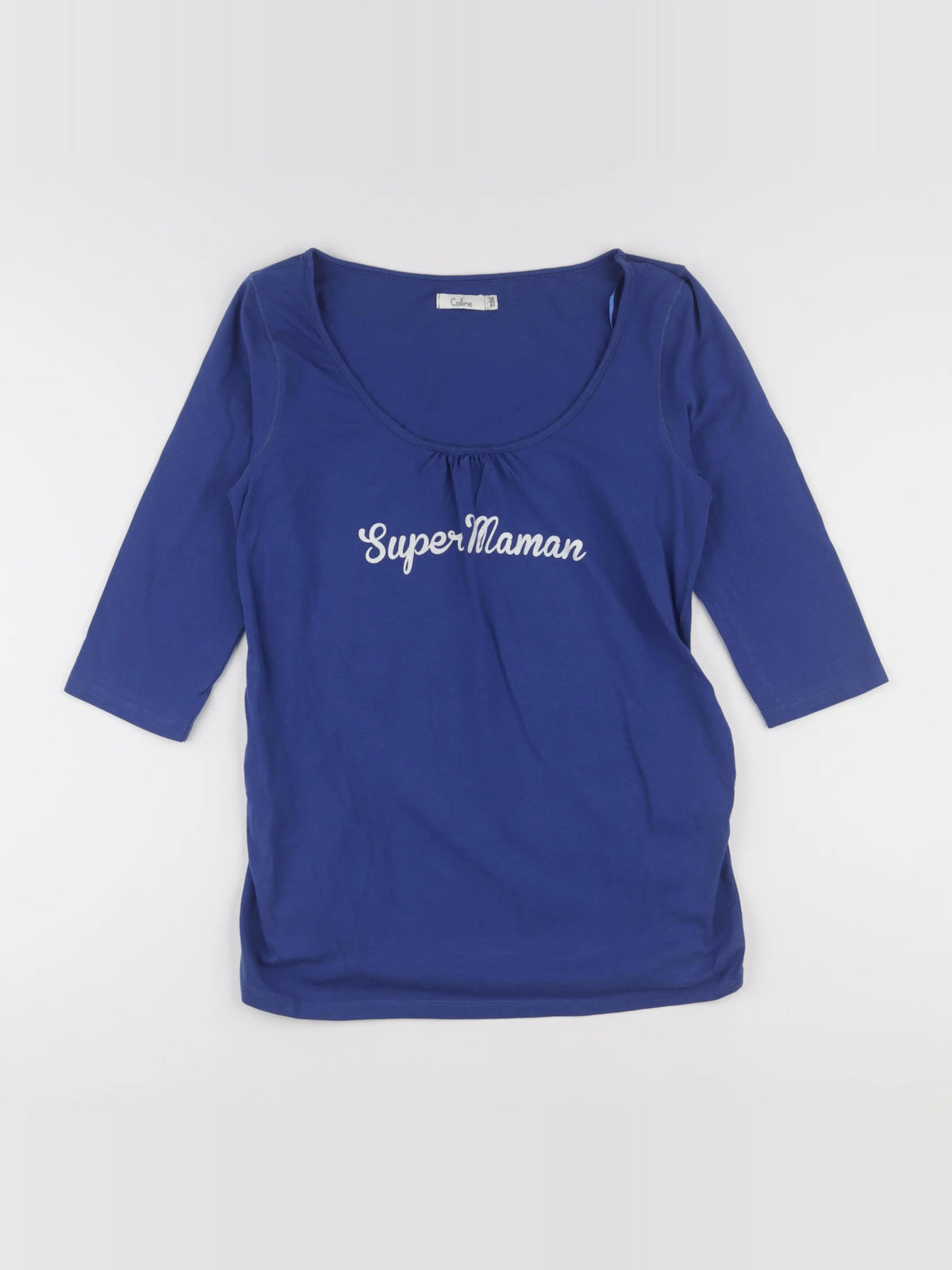 Vertbaudet - tee-shirt grossesse bleu - 38 à 40