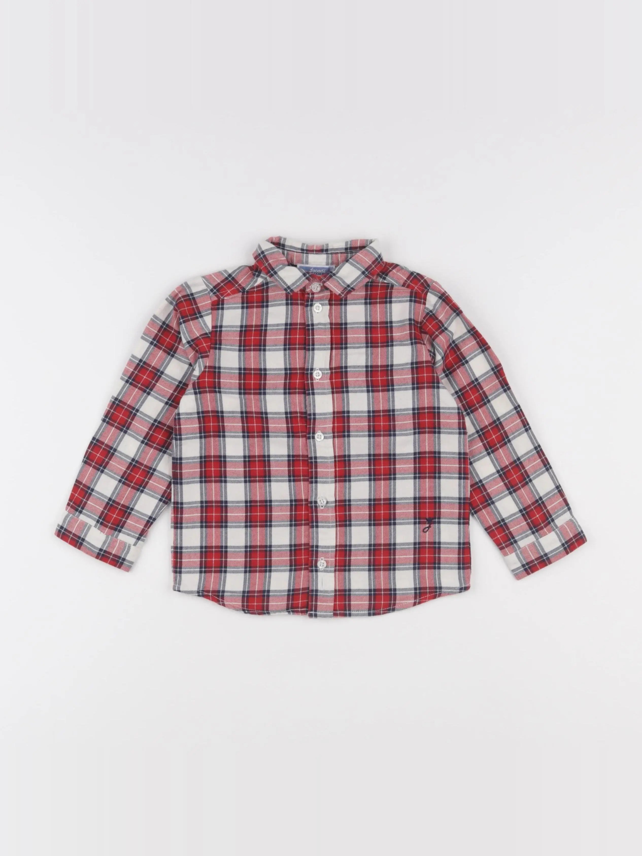 Jacadi - chemise rouge - 24 mois