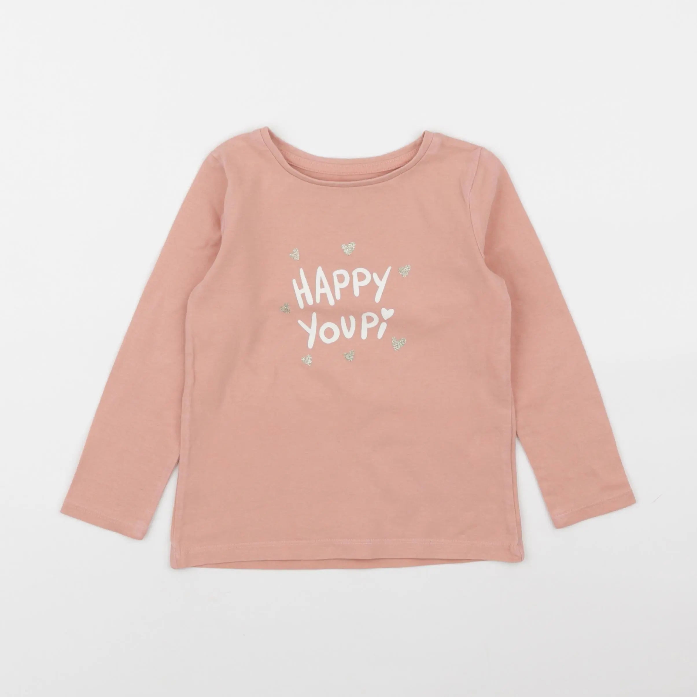 Vertbaudet - tee-shirt rose - 4 ans