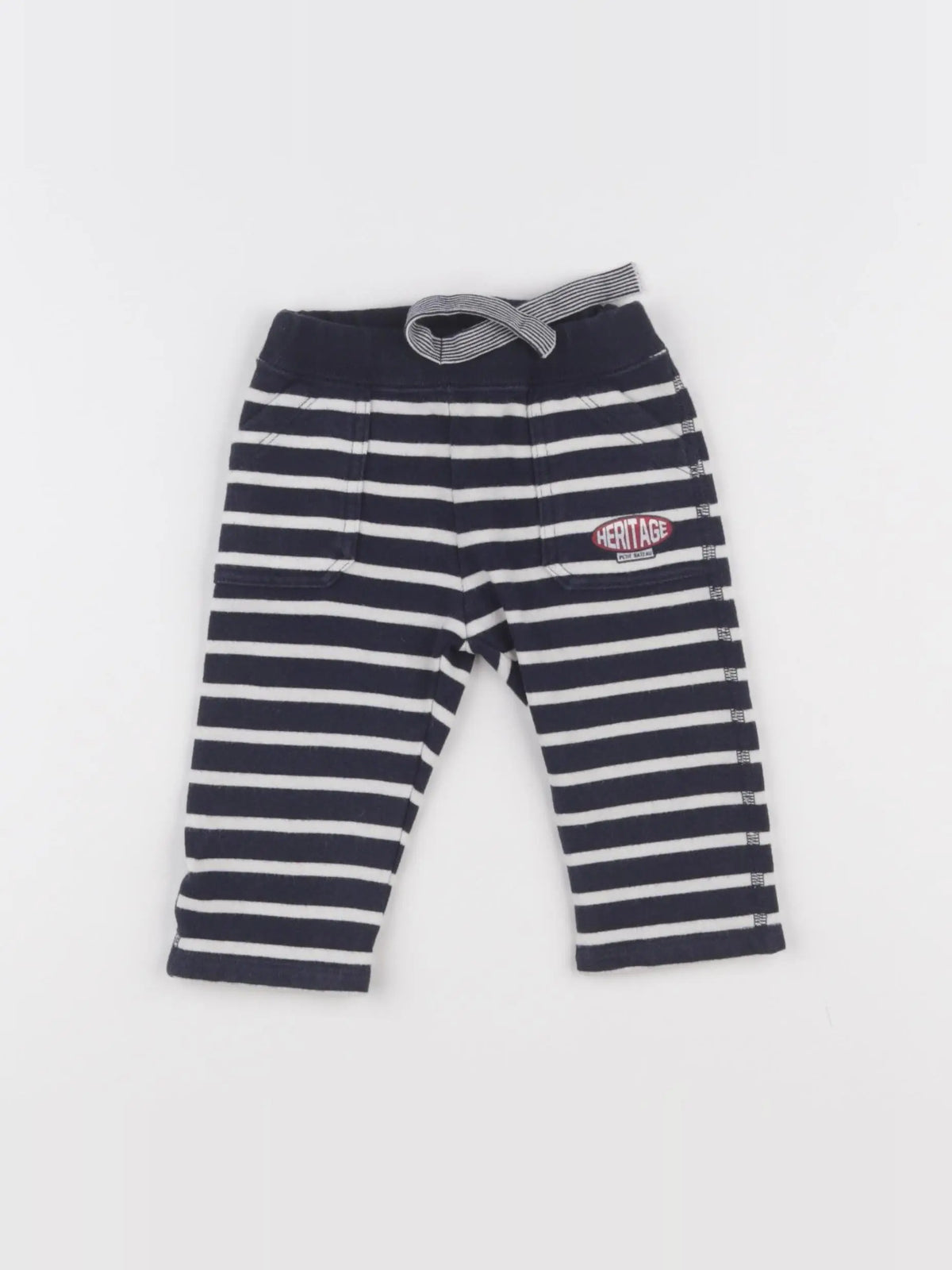 Petit Bateau - jogging bleu - 6 mois