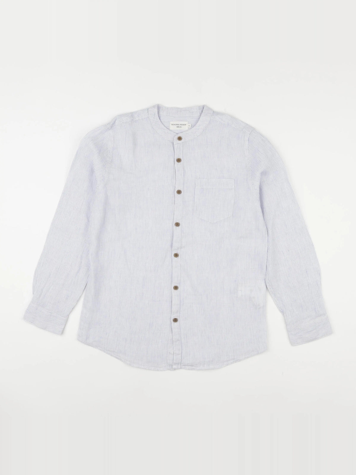 Monoprix - chemise bleu - 12 ans