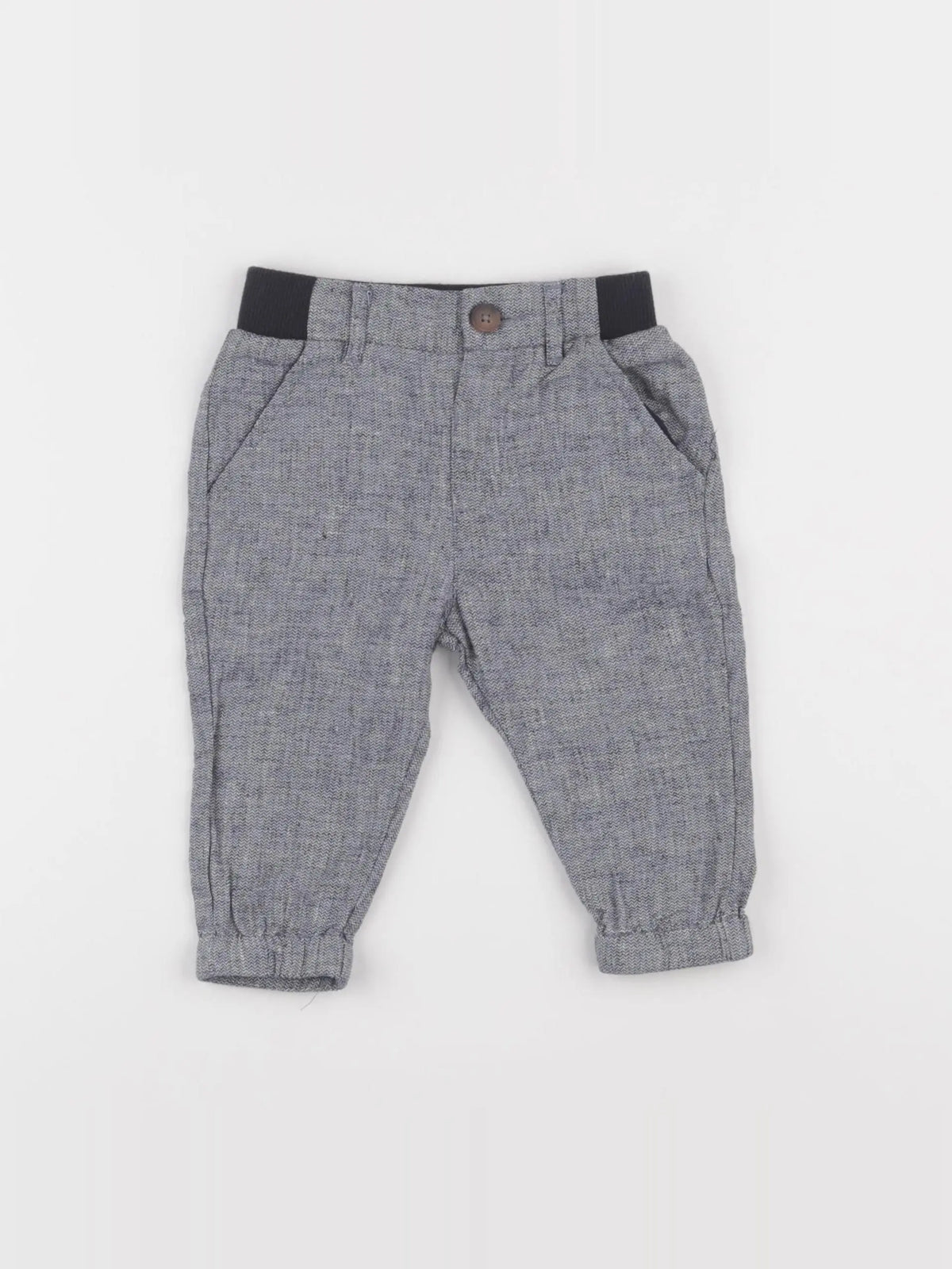 Boutchou - pantalon bleu - 6 mois