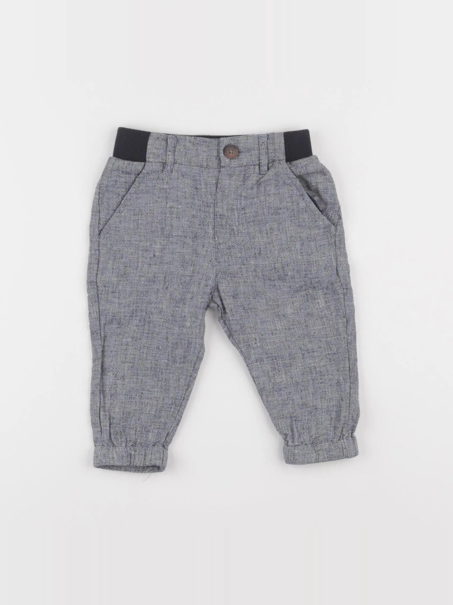 Boutchou - pantalon bleu - 6 mois