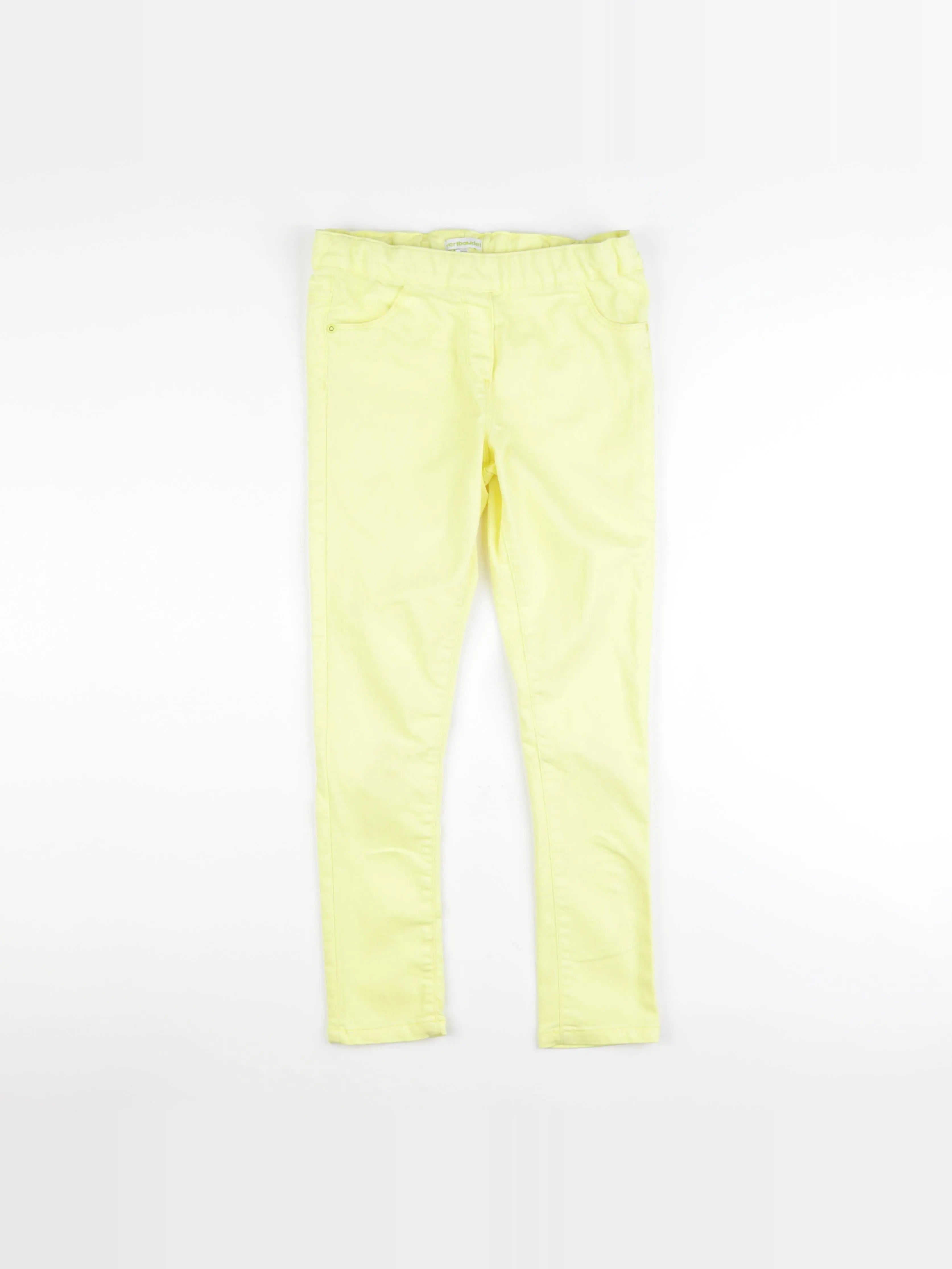 Vertbaudet - jegging jaune - 10 ans