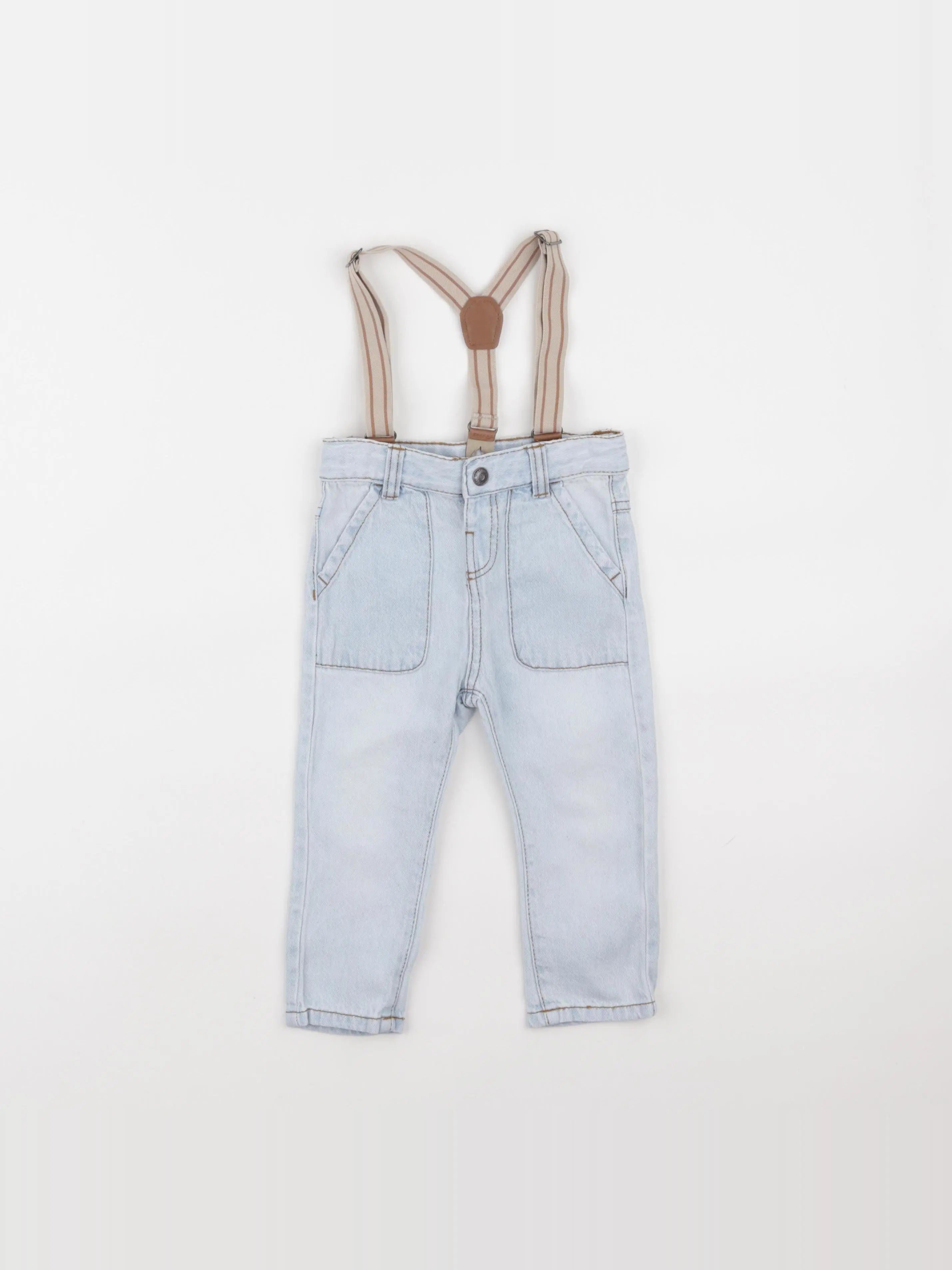 Vertbaudet - jean bleu - 9 mois