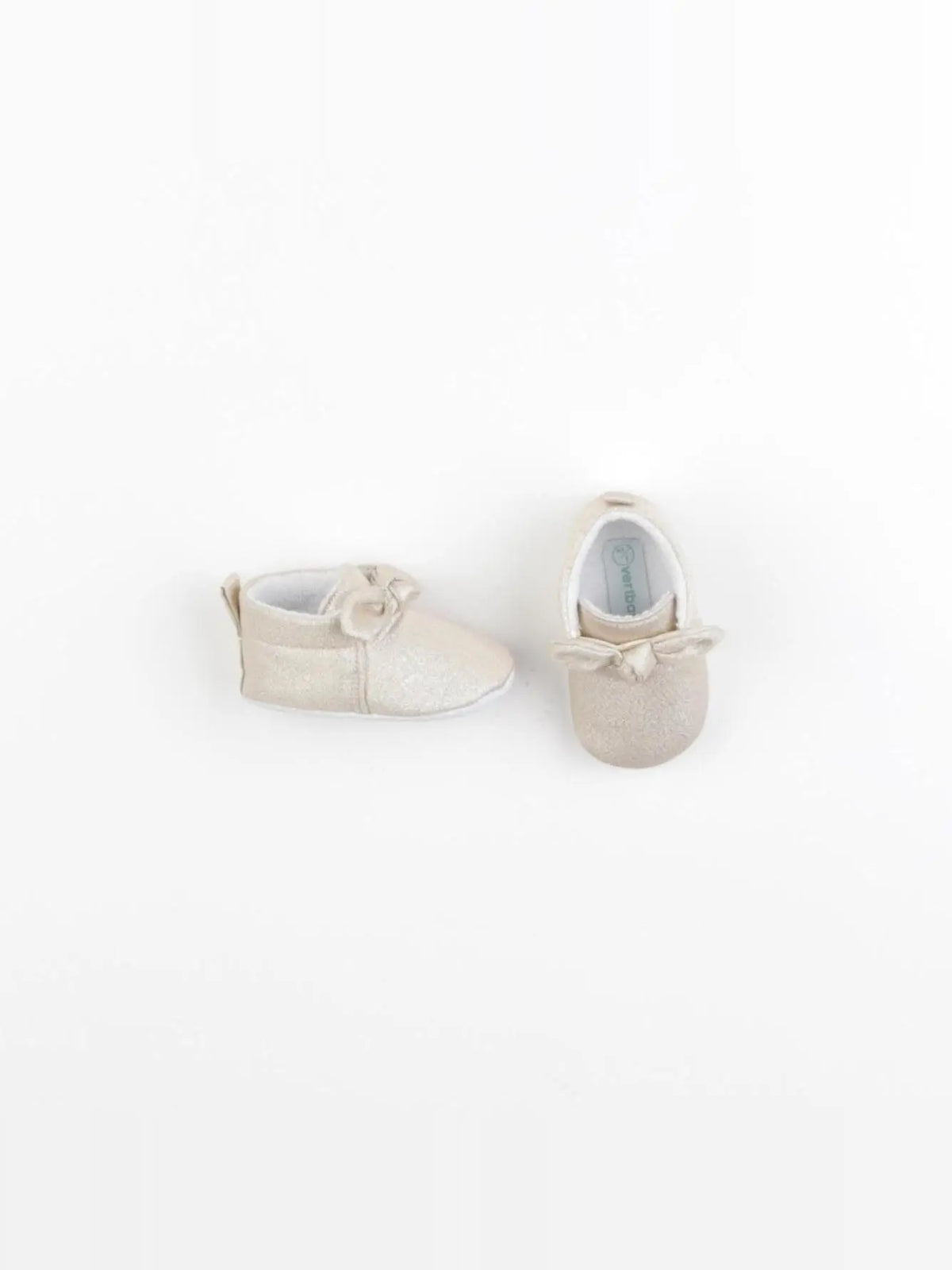 Vertbaudet - chaussons or - pointure 17
