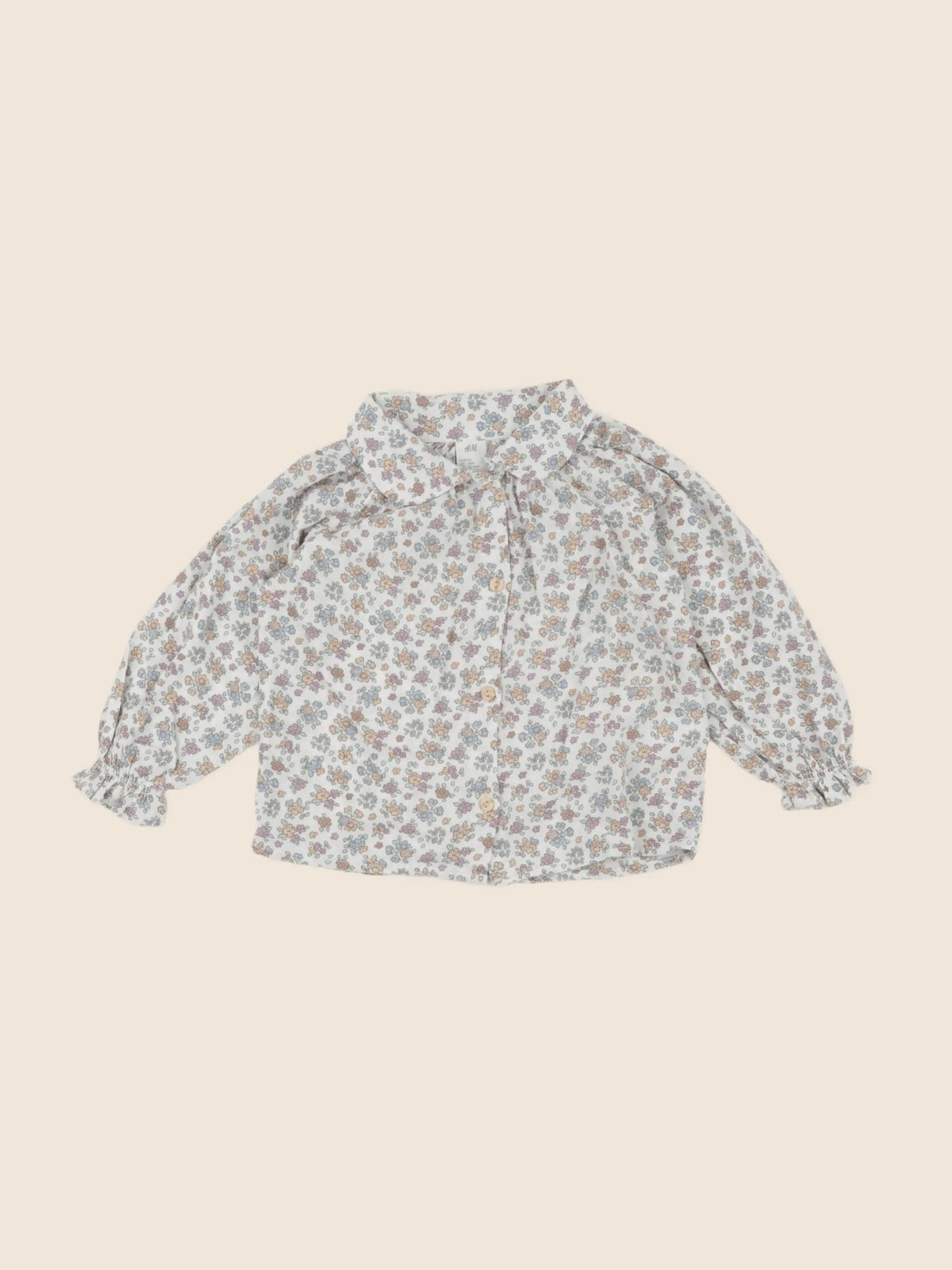 H&M - blouse rose - 18 mois