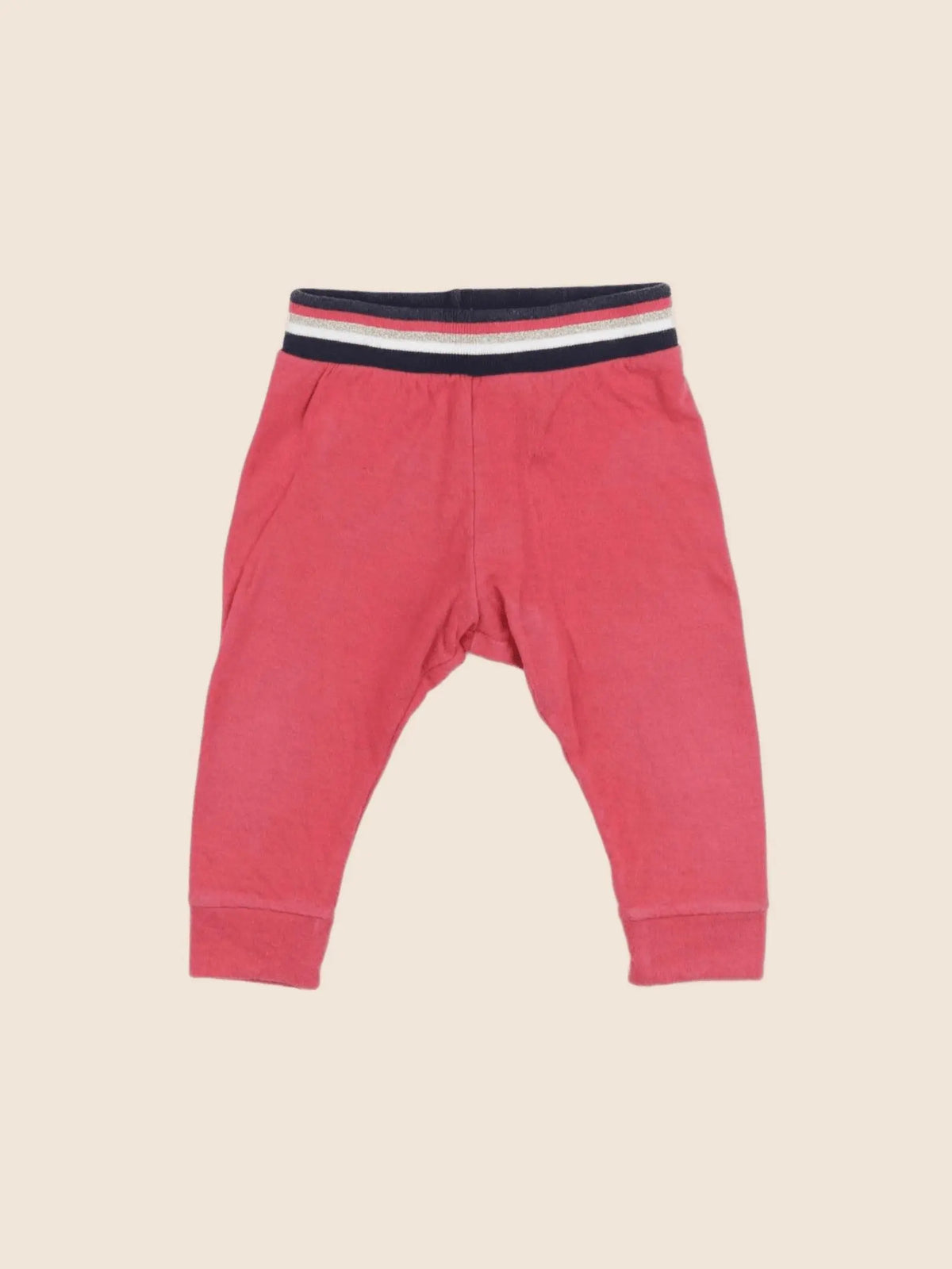 Petit Bateau - legging rouge - 6 mois
