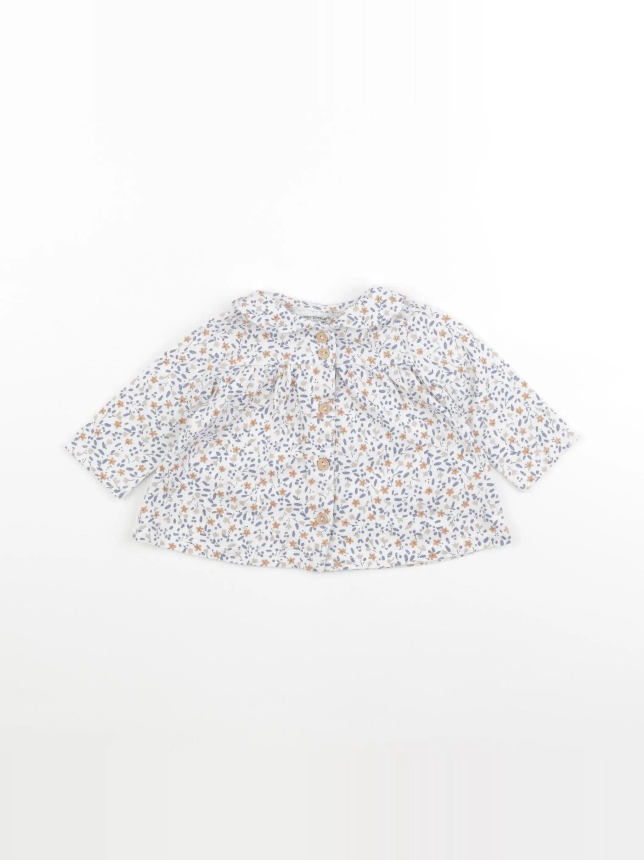 Vertbaudet - tee-shirt multicolore - 6 mois