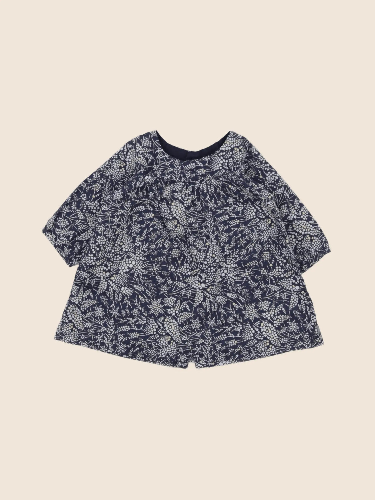 Jacadi - robe liberty bleu - 1 mois