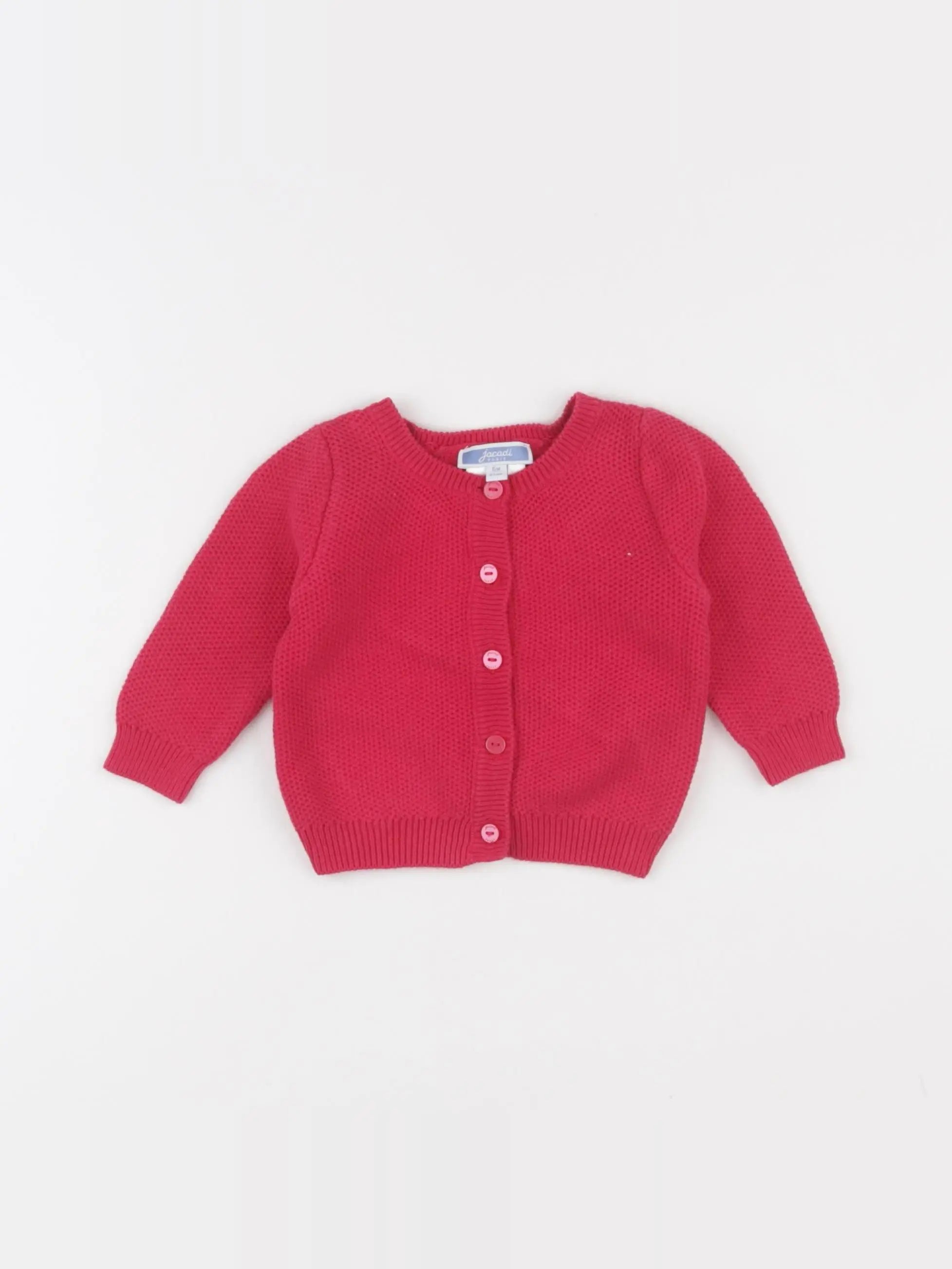 Jacadi - gilet rose - 6 mois