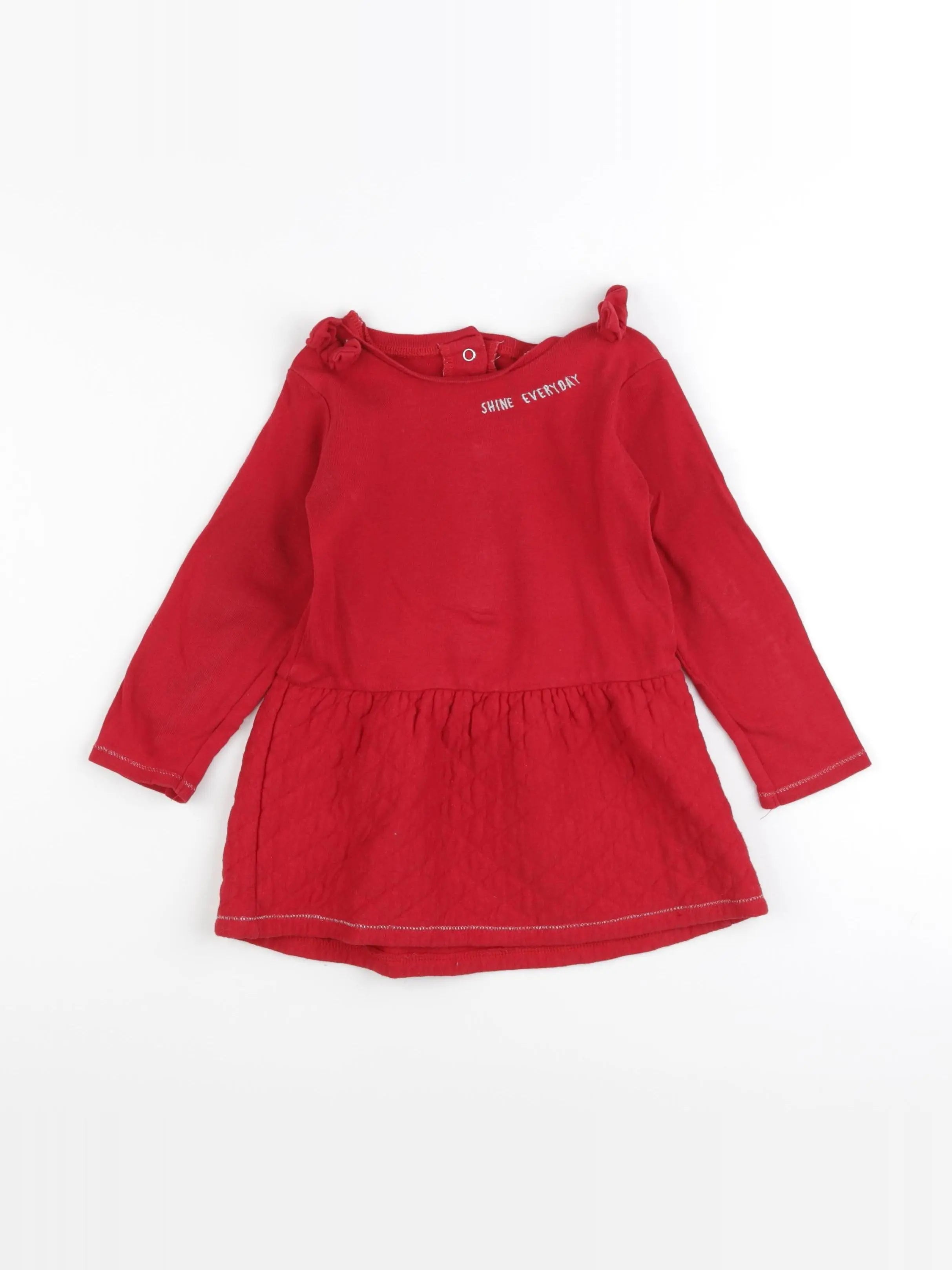 Vertbaudet - robe rouge - 36 mois