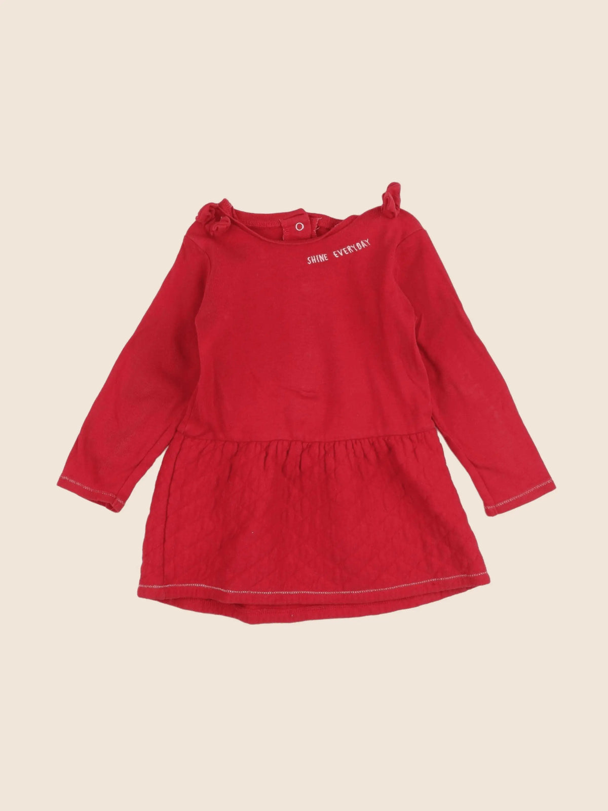 Vertbaudet - robe rouge - 36 mois
